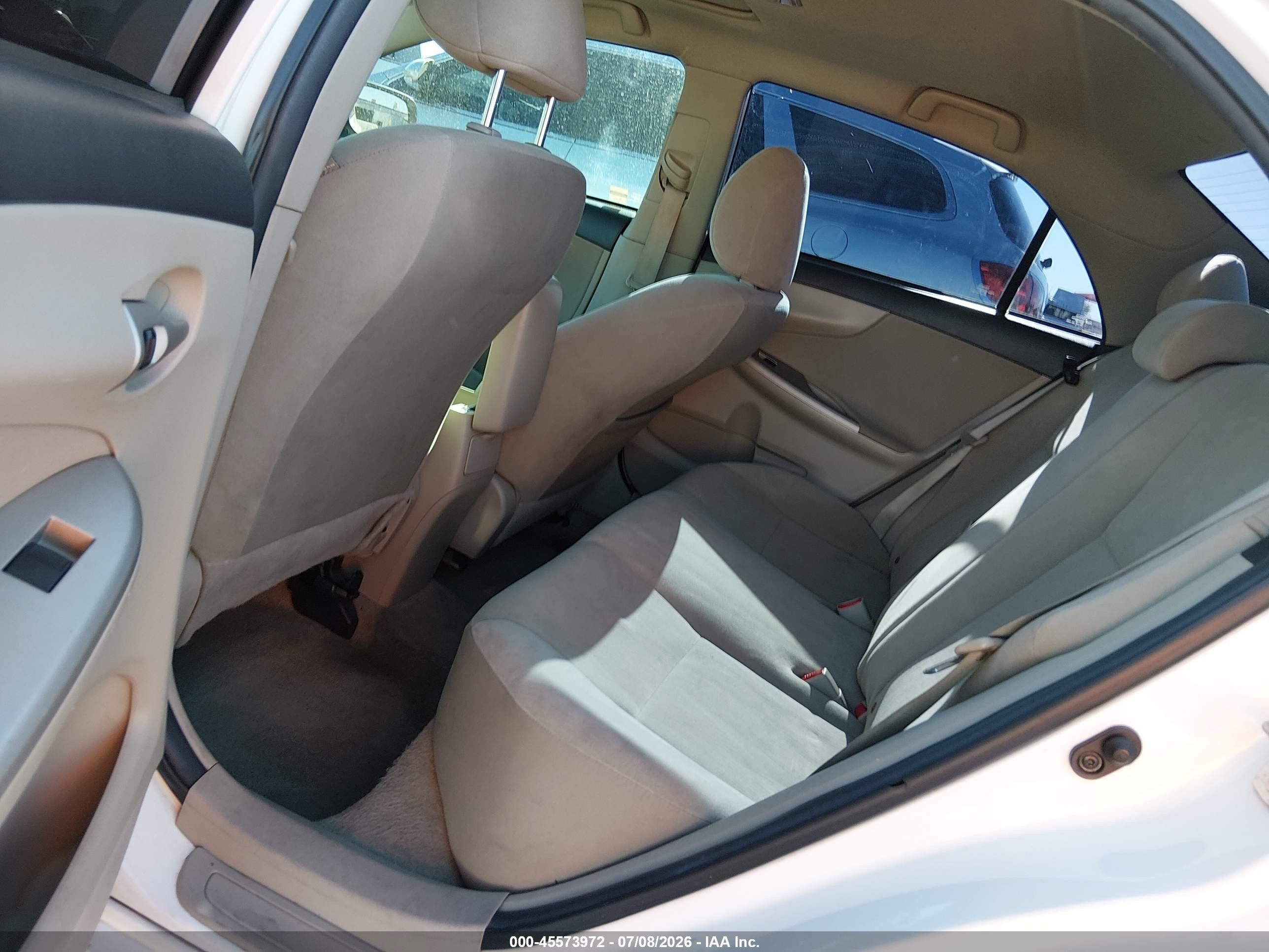 2012 Toyota Corolla Le White vin: 2T1BU4EE4CC850653