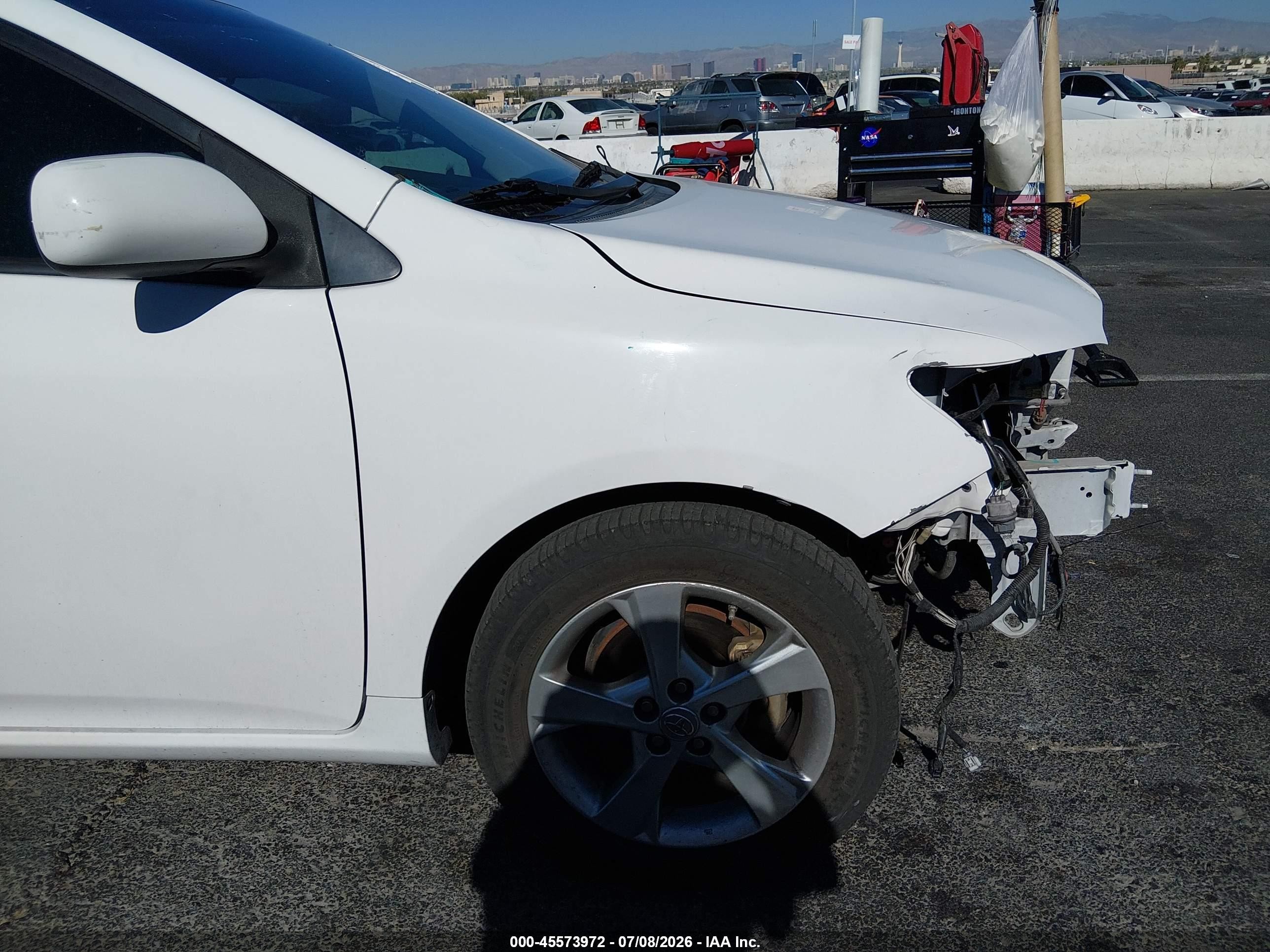 2012 Toyota Corolla Le White vin: 2T1BU4EE4CC850653