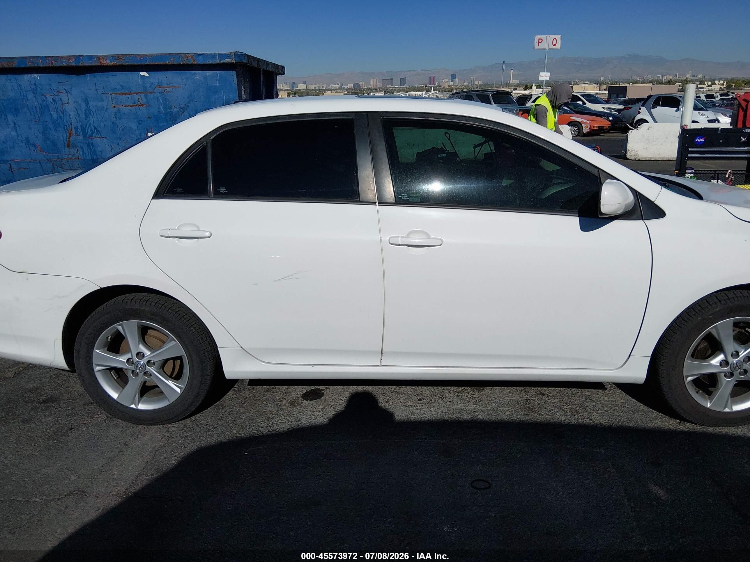 2012 Toyota Corolla Le White vin: 2T1BU4EE4CC850653