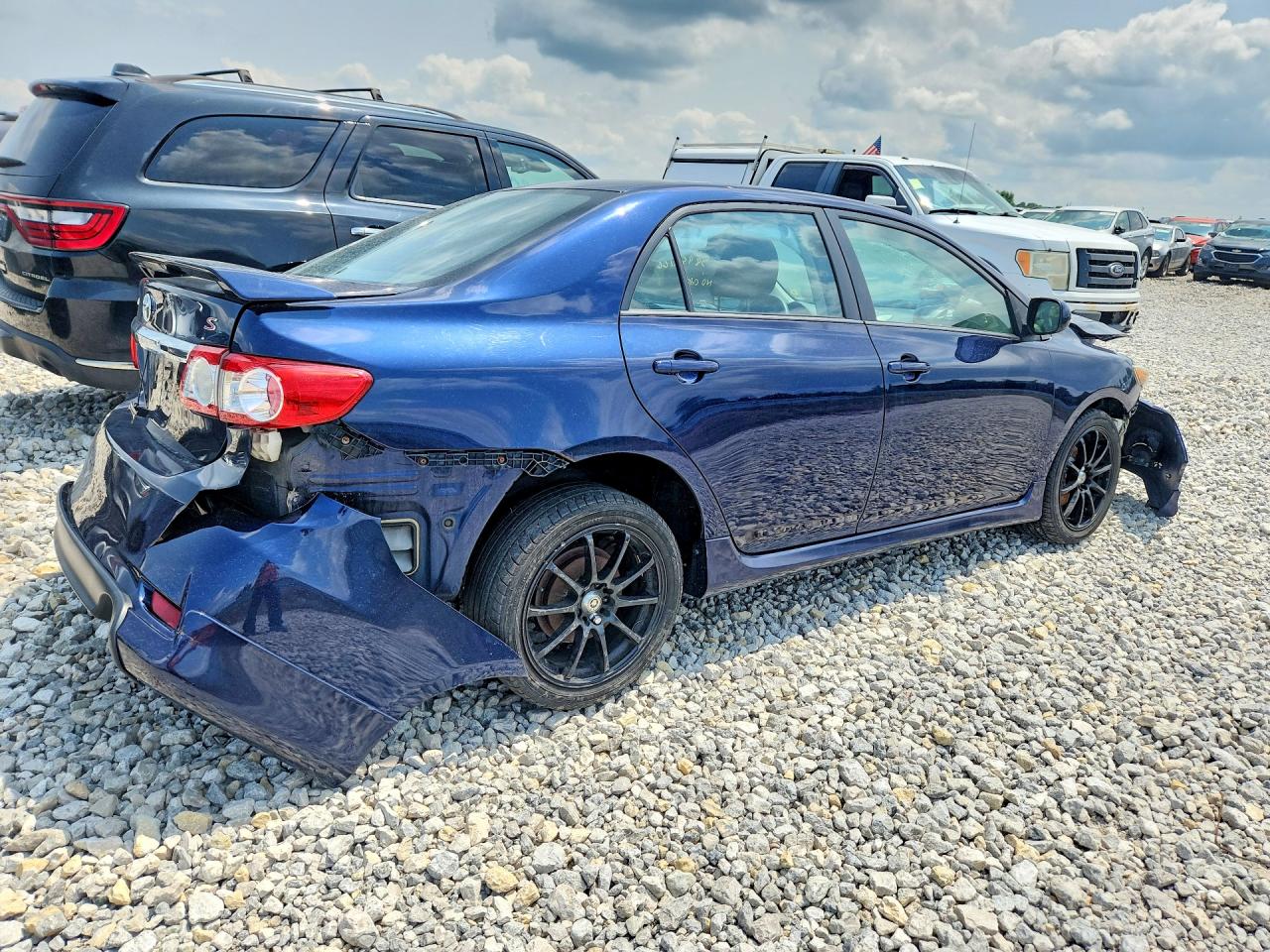 2012 Toyota Corolla S Синий vin: 2T1BU4EE4CC854220