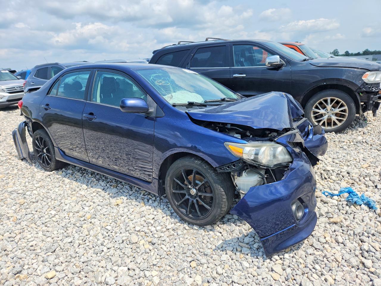 2012 Toyota Corolla S Синий vin: 2T1BU4EE4CC854220