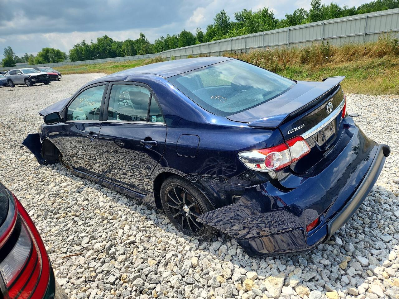 2012 Toyota Corolla S Синий vin: 2T1BU4EE4CC854220