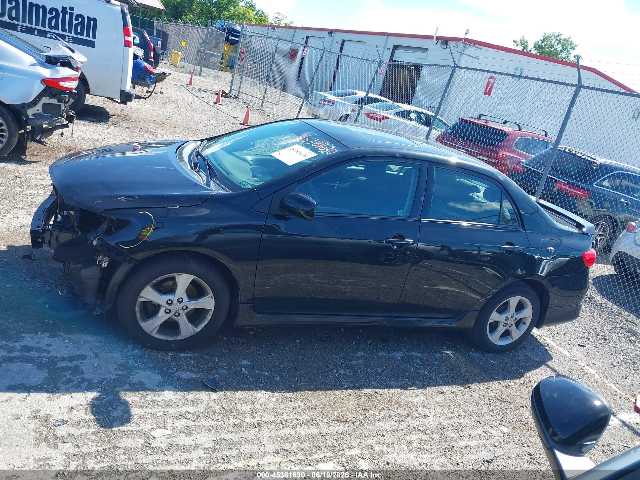 2012 Toyota Corolla S Black vin: 2T1BU4EE4CC863774