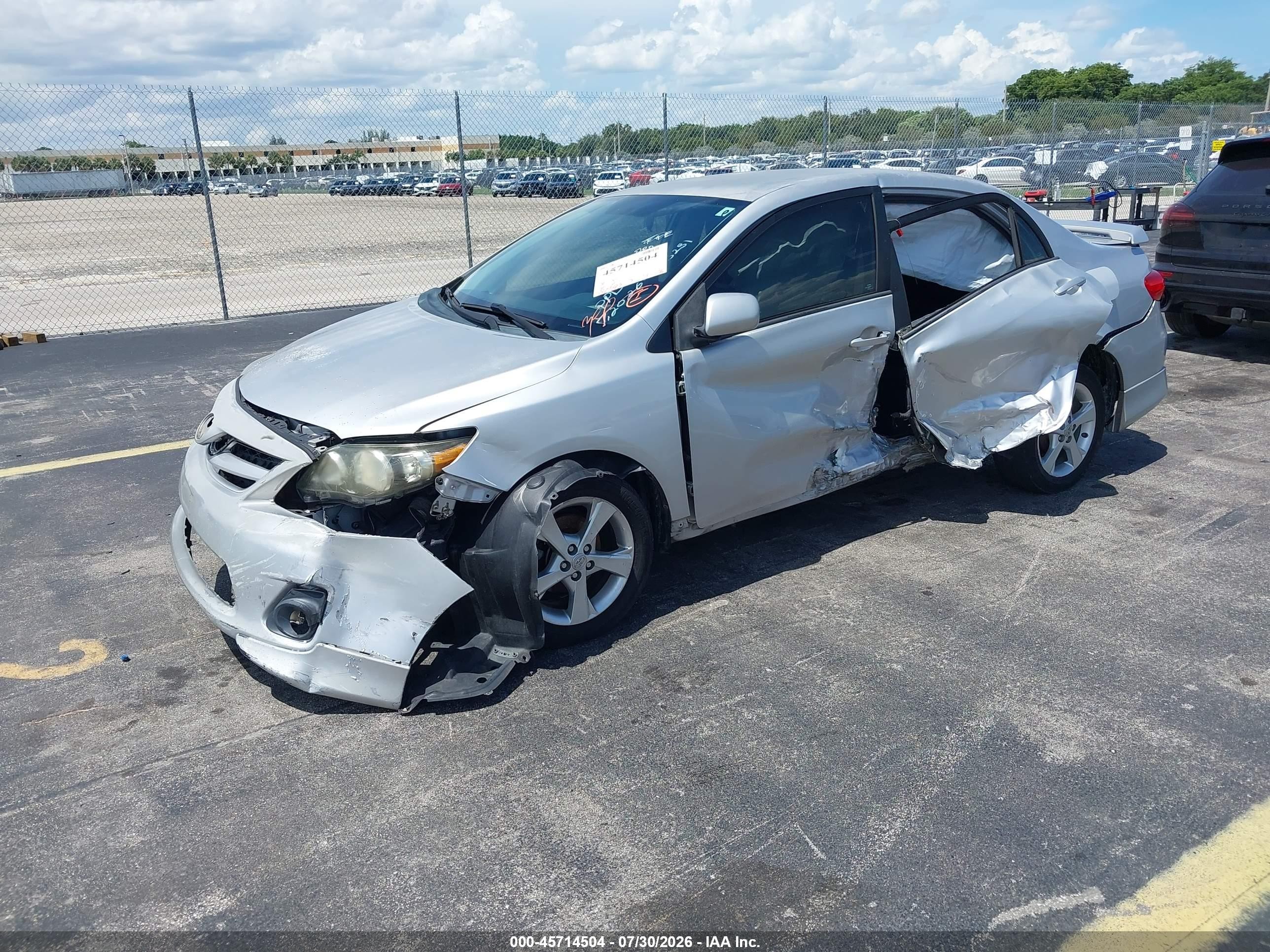 2012 Toyota Corolla S Gray vin: 2T1BU4EE4CC865251