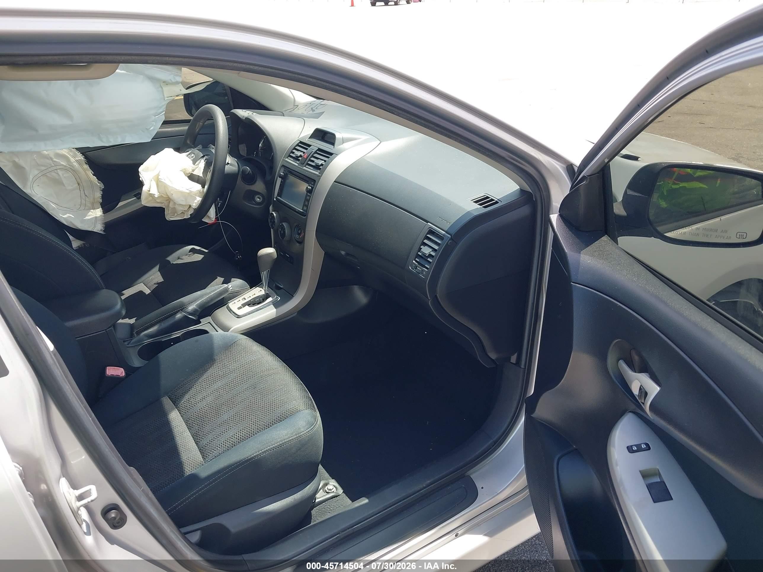 2012 Toyota Corolla S Gray vin: 2T1BU4EE4CC865251