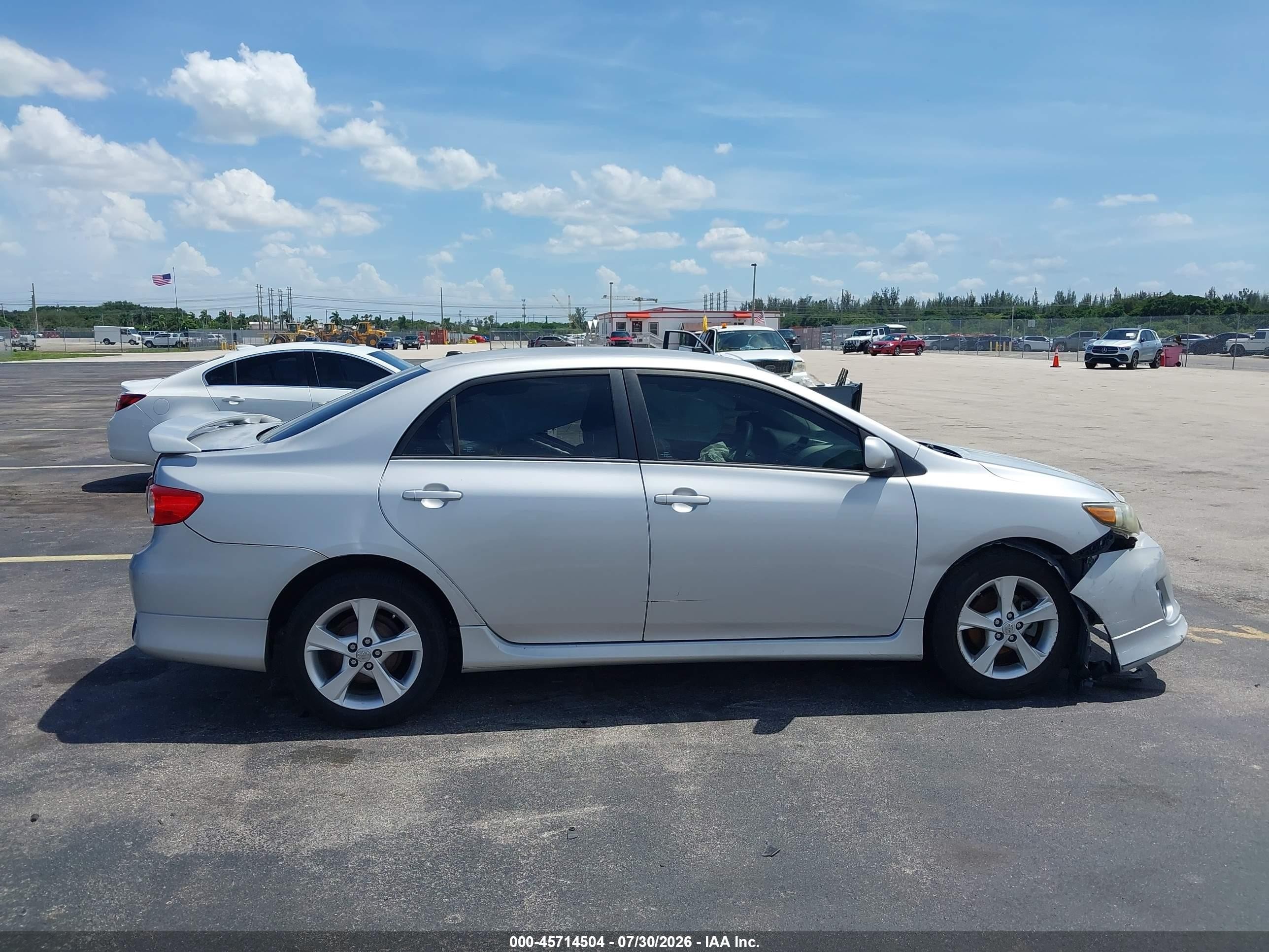 2012 Toyota Corolla S Gray vin: 2T1BU4EE4CC865251