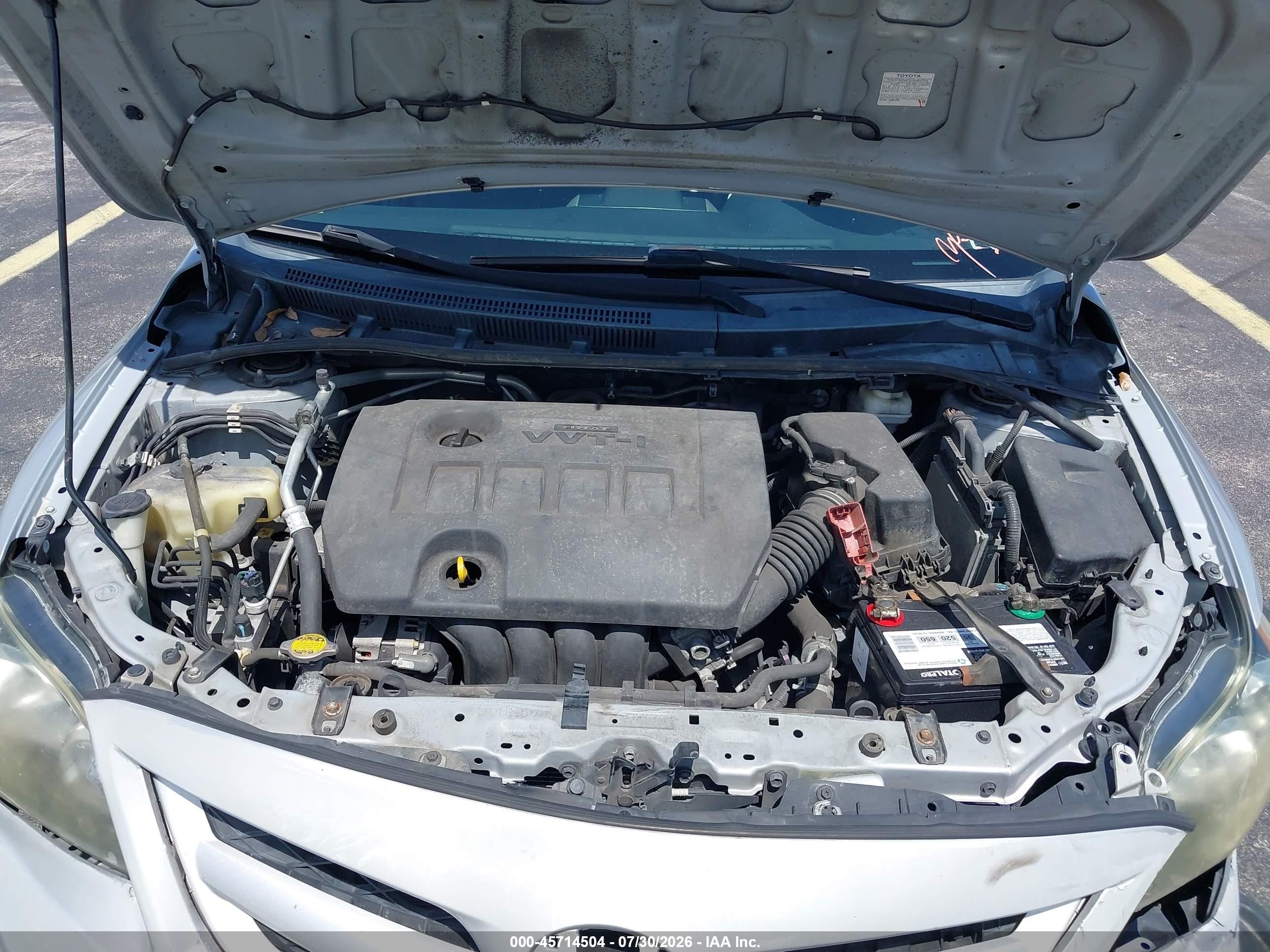2012 Toyota Corolla S Gray vin: 2T1BU4EE4CC865251