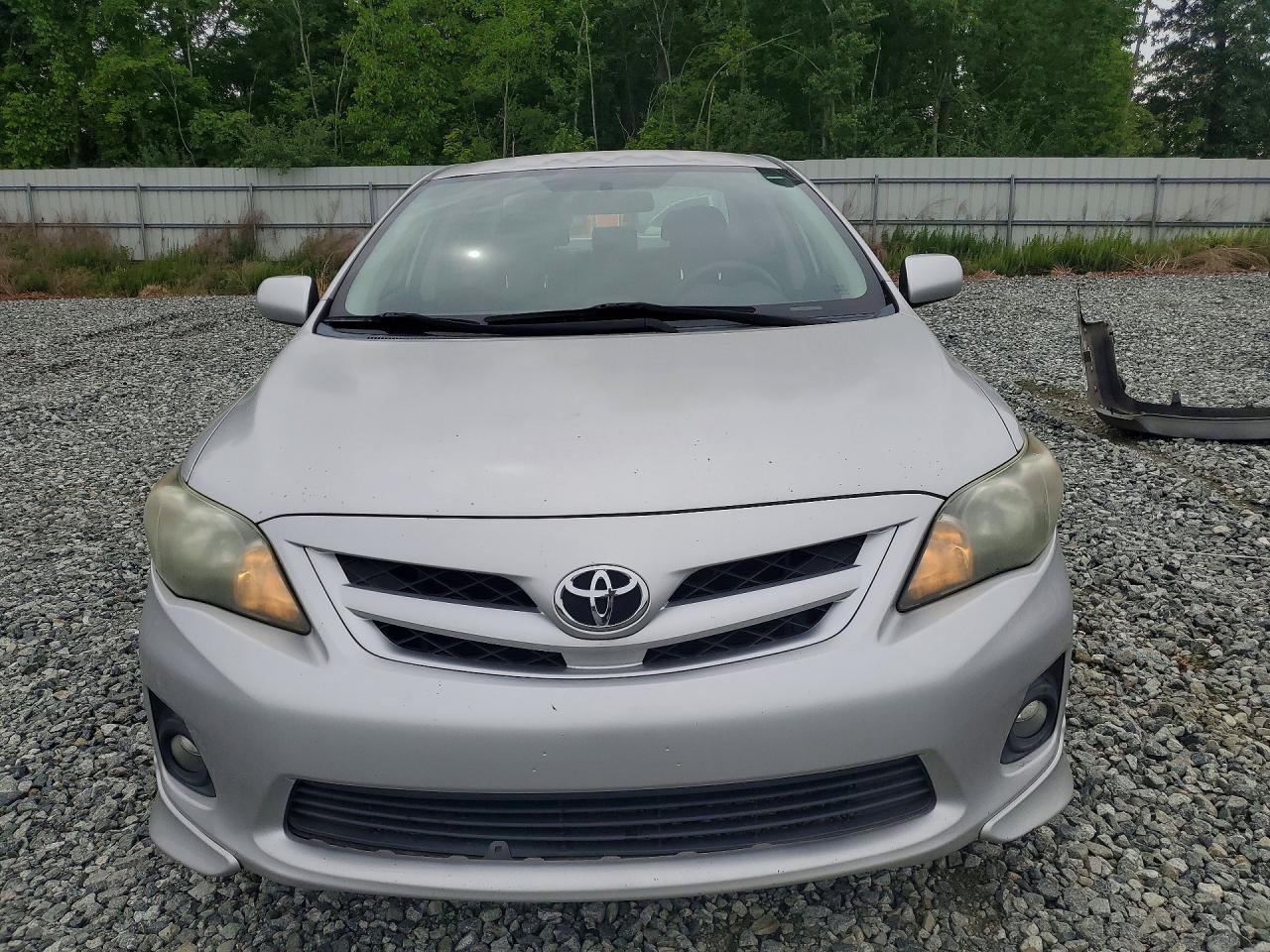 2012 Toyota Corolla S Silver vin: 2T1BU4EE4CC868361