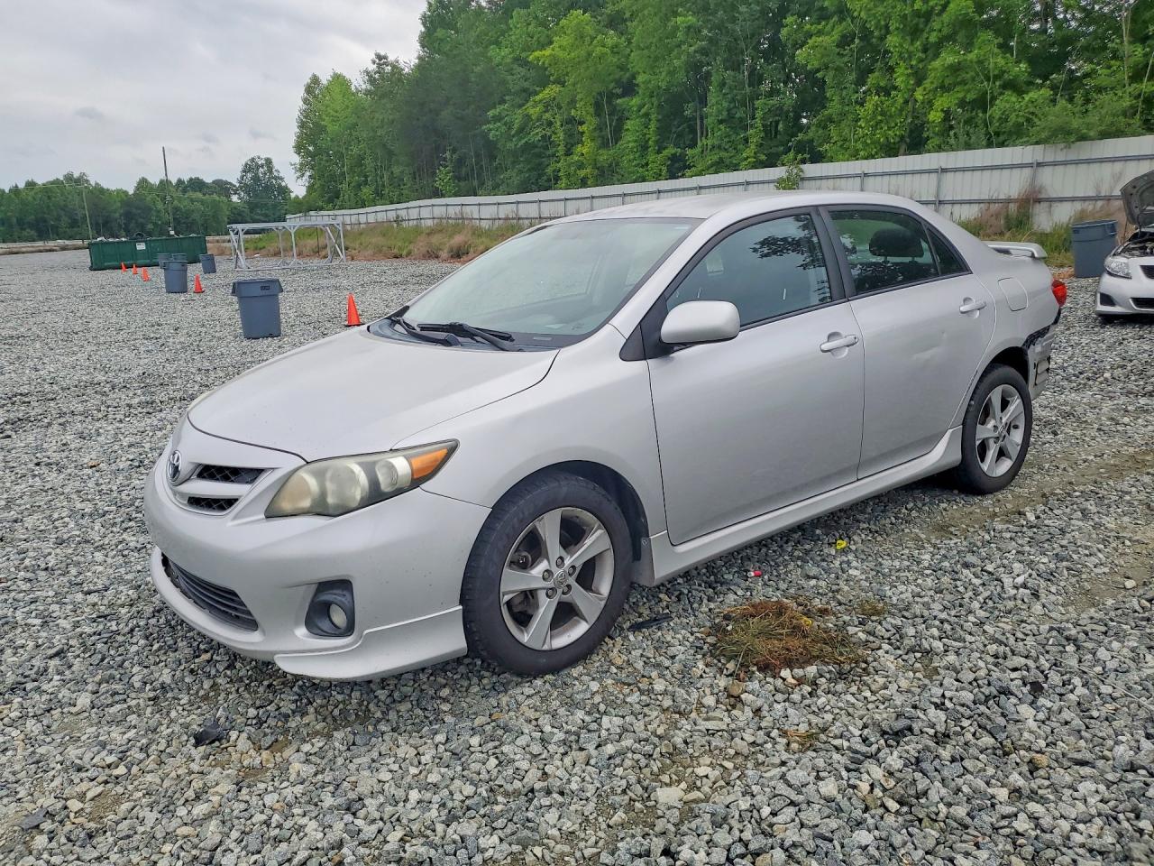 2012 Toyota Corolla S Silver vin: 2T1BU4EE4CC868361