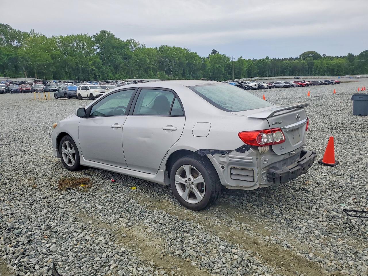 2012 Toyota Corolla S Silver vin: 2T1BU4EE4CC868361