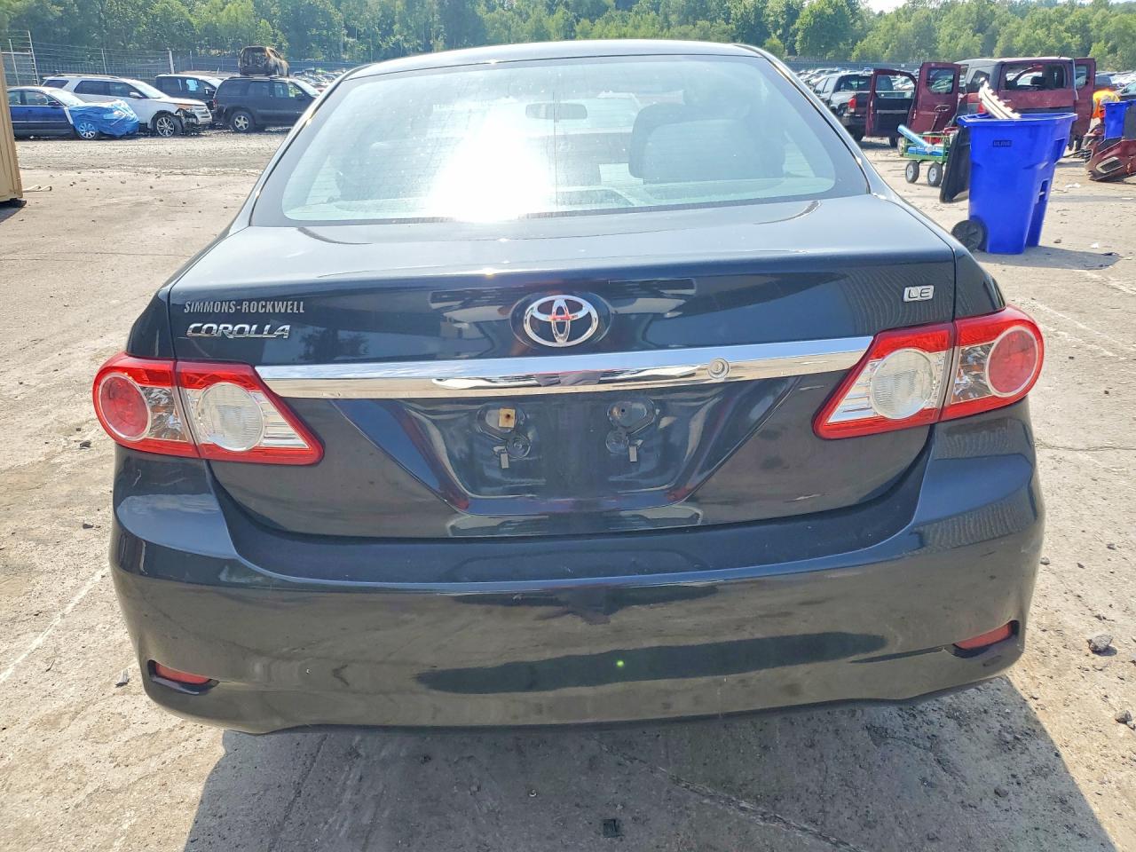 2012 Toyota Corolla Le Black vin: 2T1BU4EE4CC870658