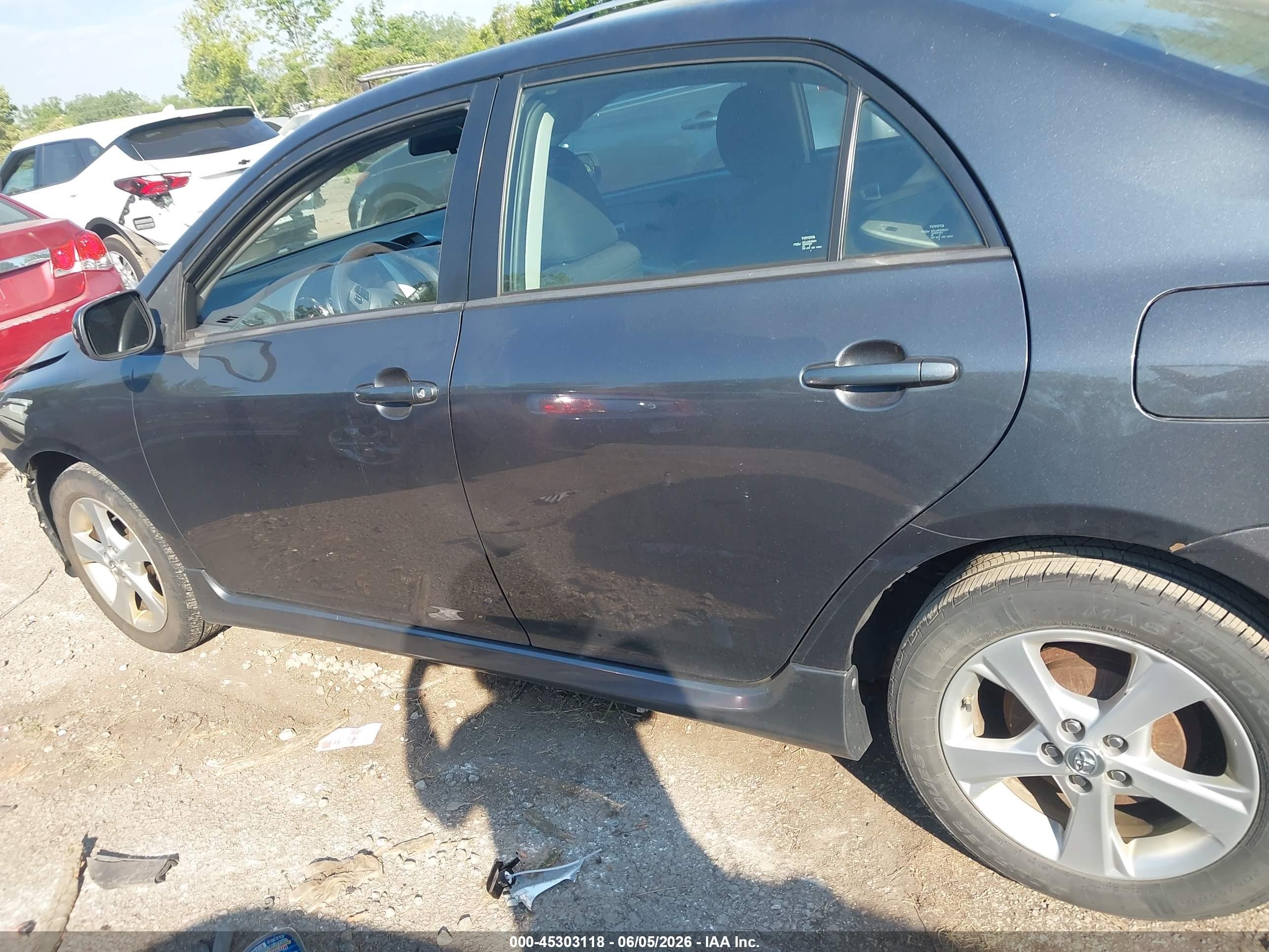 2012 Toyota Corolla S Gray vin: 2T1BU4EE4CC874578