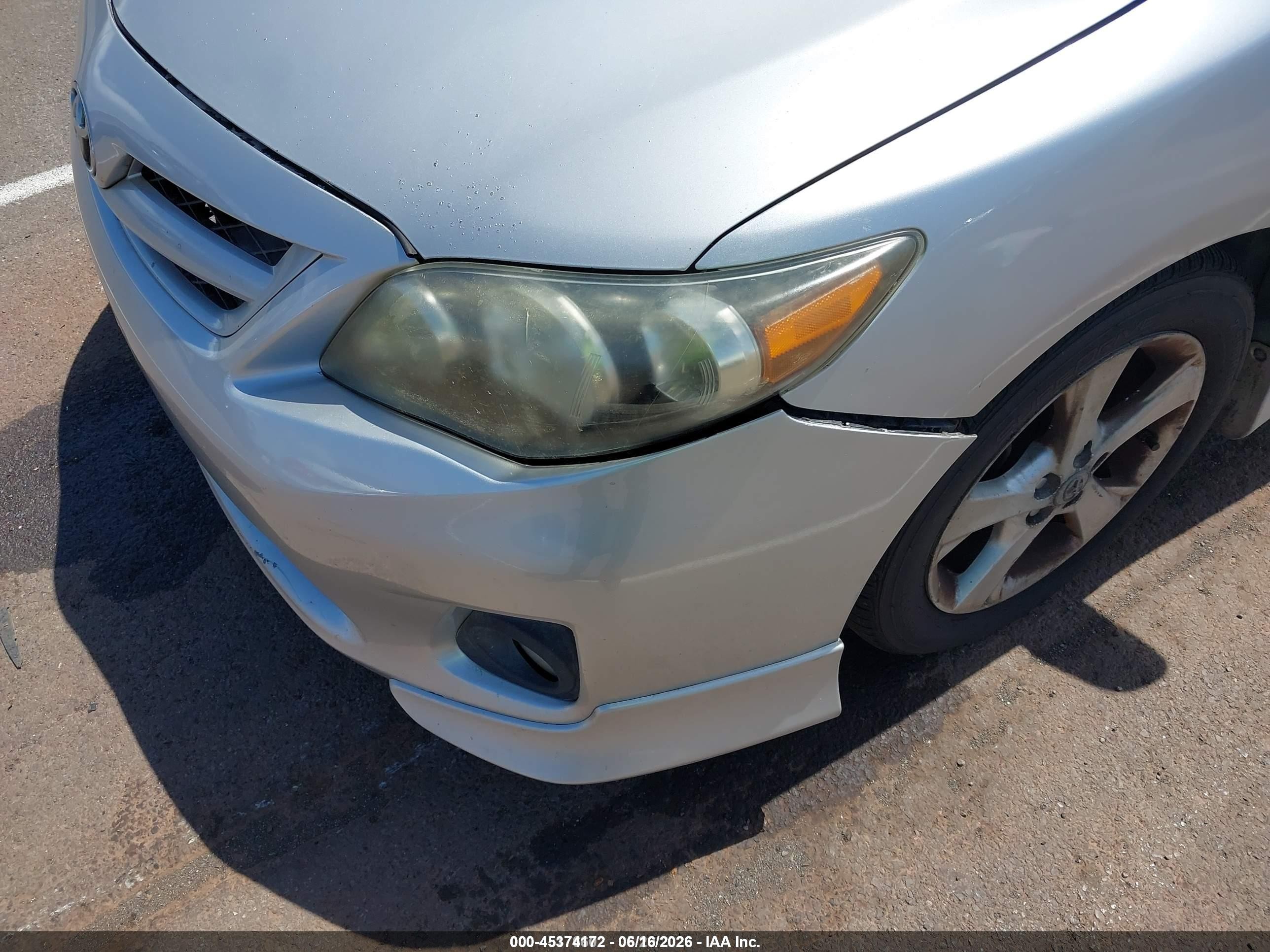 2012 Toyota Corolla S Silver vin: 2T1BU4EE4CC875181
