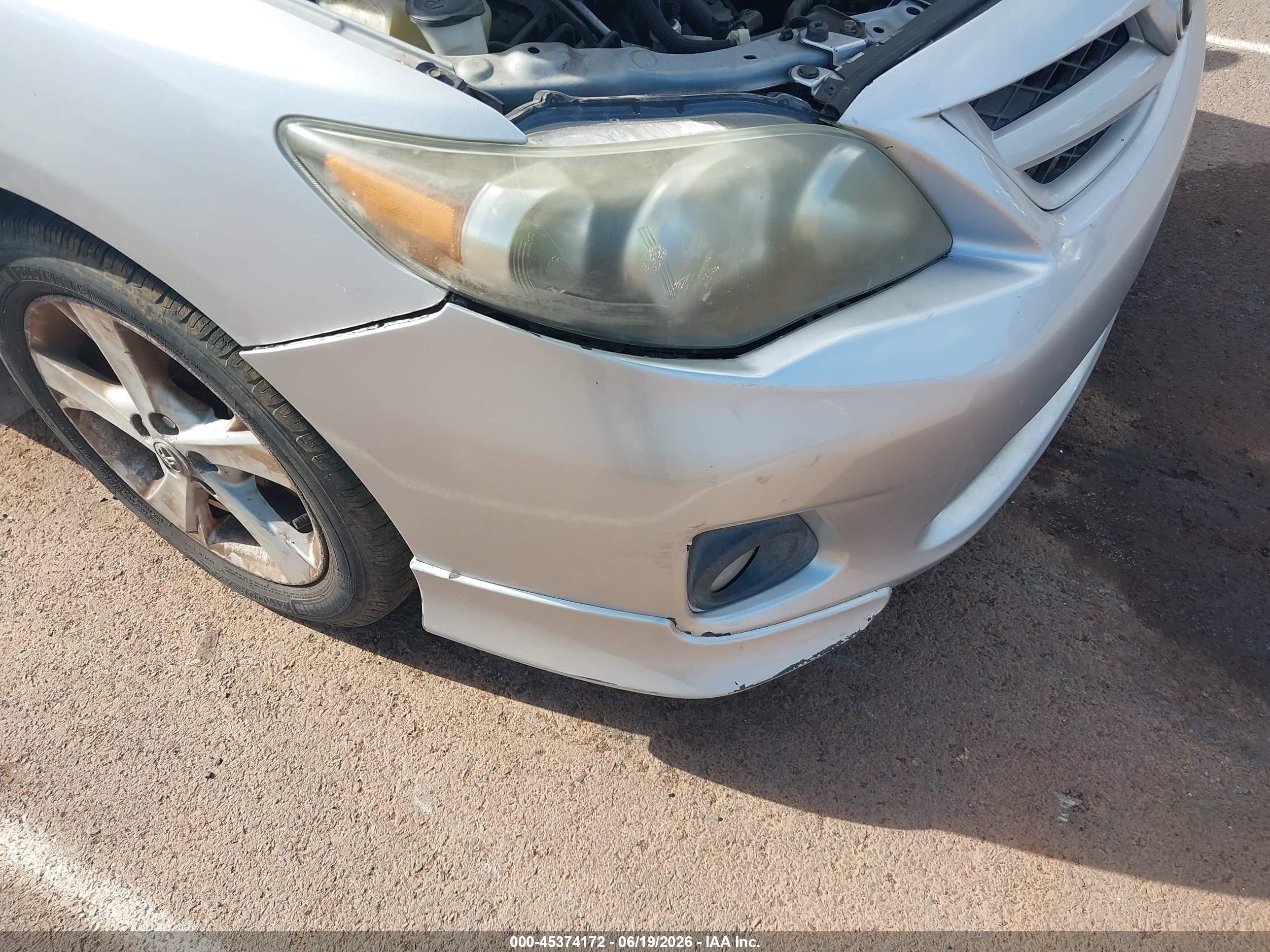 2012 Toyota Corolla S Silver vin: 2T1BU4EE4CC875181