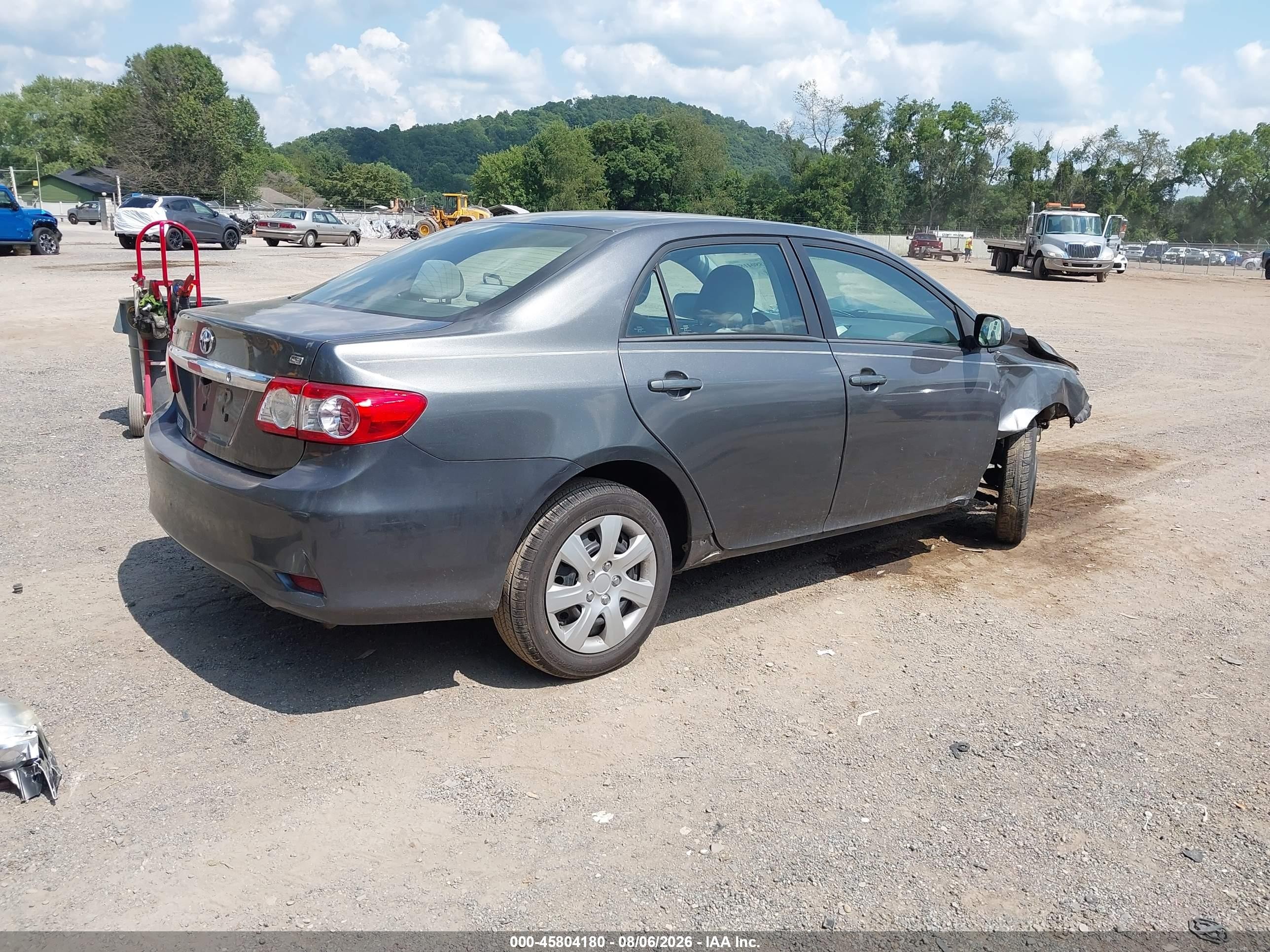 2012 Toyota Corolla Le Gray vin: 2T1BU4EE4CC880459
