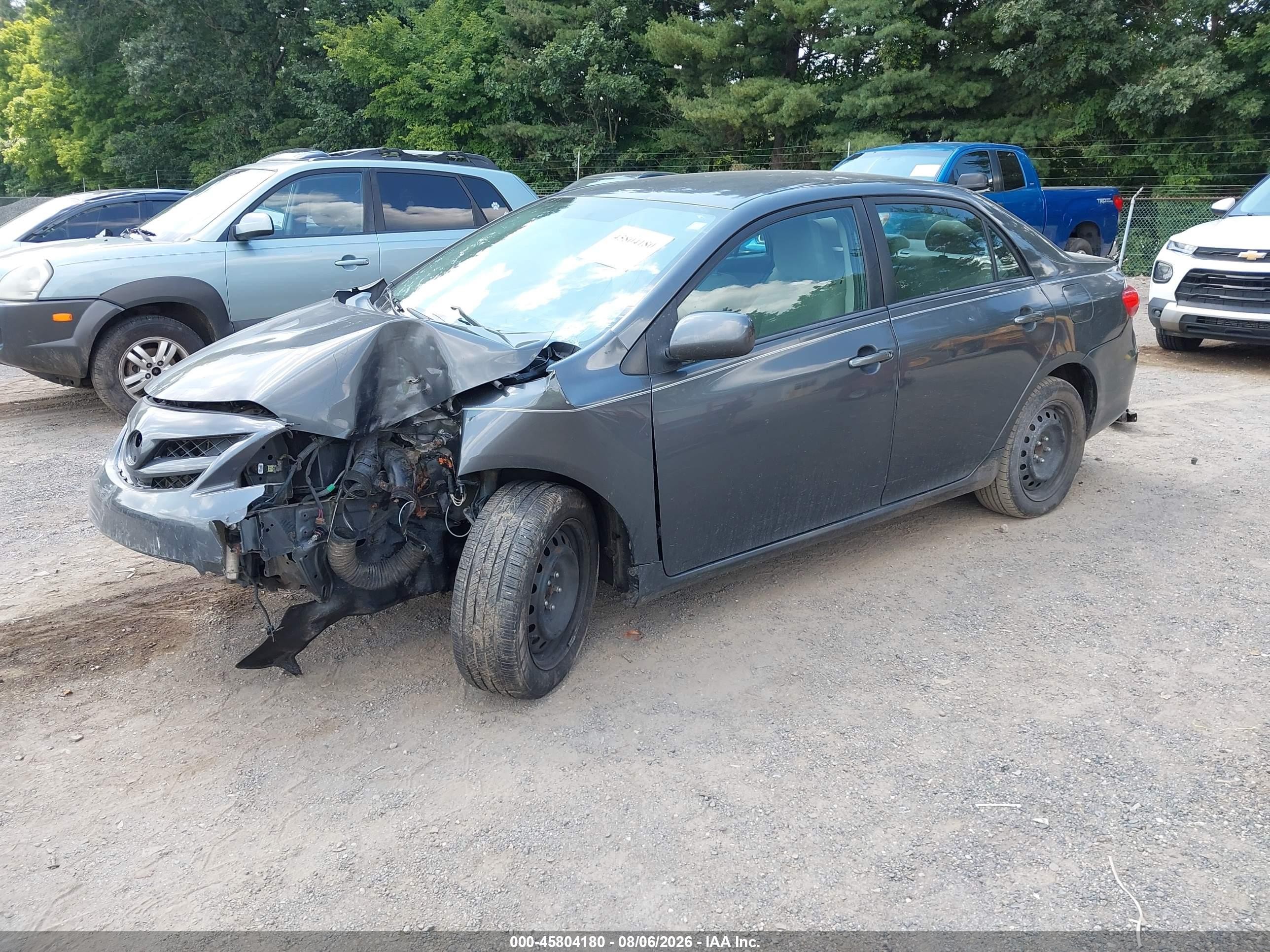 2012 Toyota Corolla Le Gray vin: 2T1BU4EE4CC880459