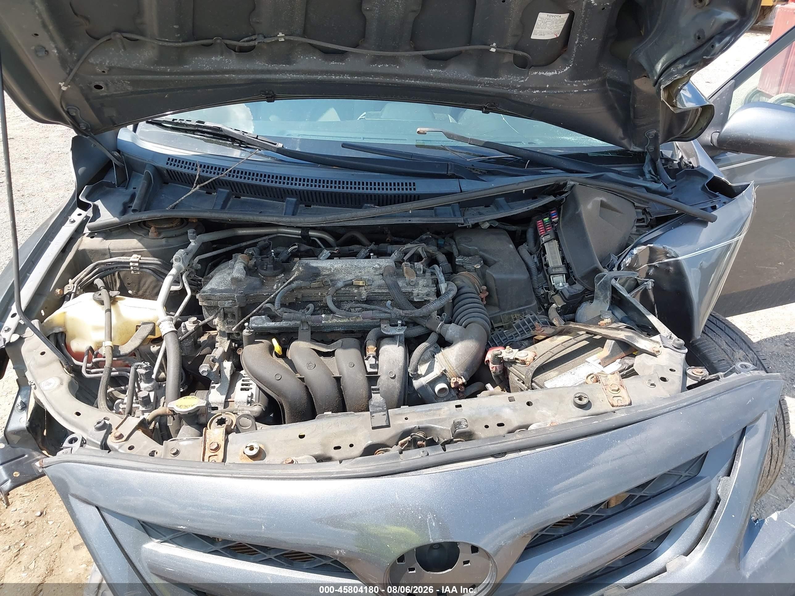 2012 Toyota Corolla Le Gray vin: 2T1BU4EE4CC880459