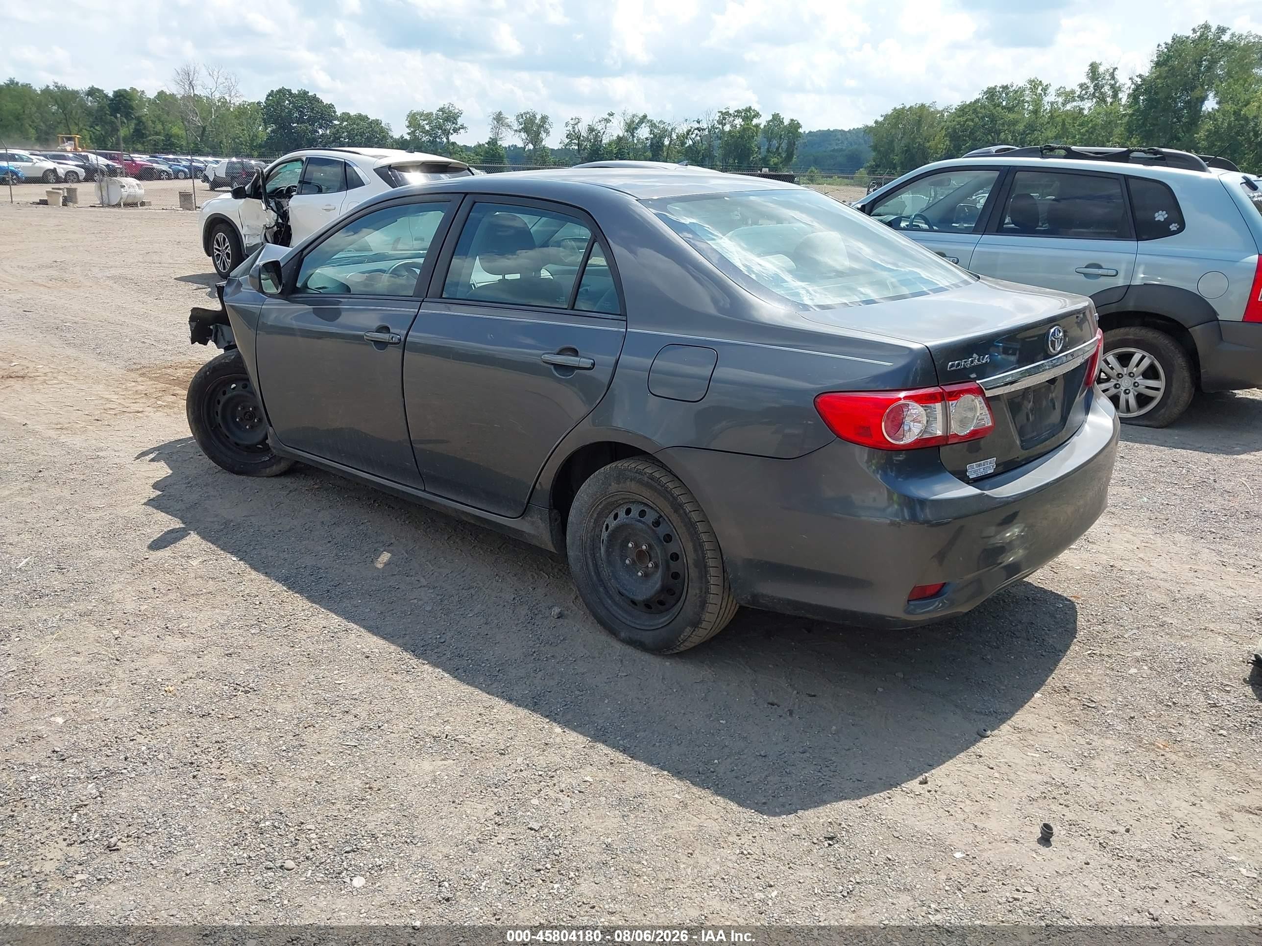 2012 Toyota Corolla Le Gray vin: 2T1BU4EE4CC880459