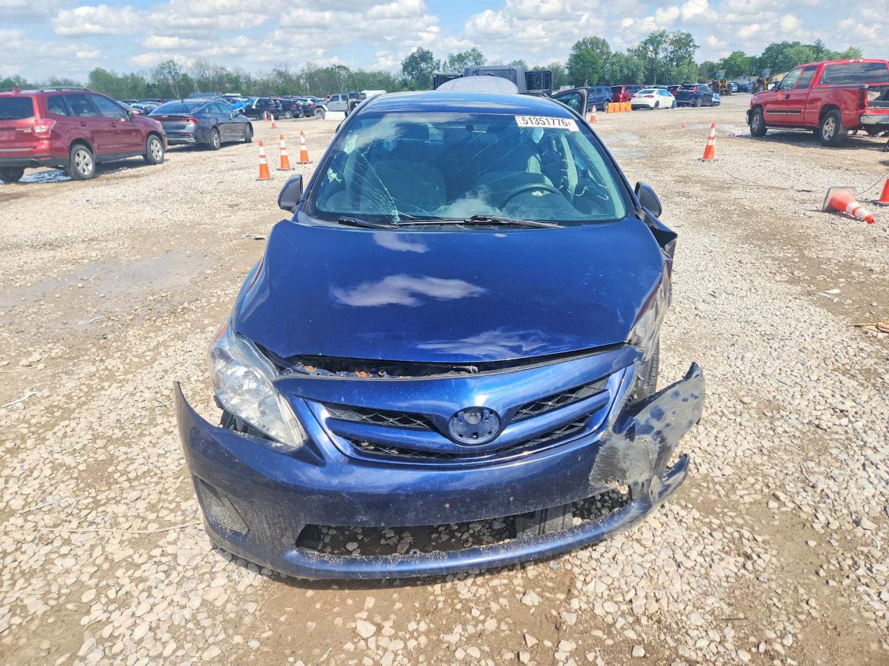 2012 Toyota Corolla Le Blue vin: 2T1BU4EE4CC881496