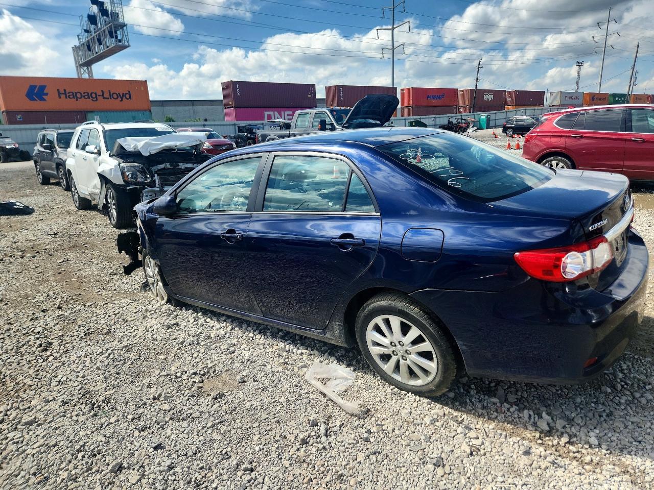 2012 Toyota Corolla Le Blue vin: 2T1BU4EE4CC881496