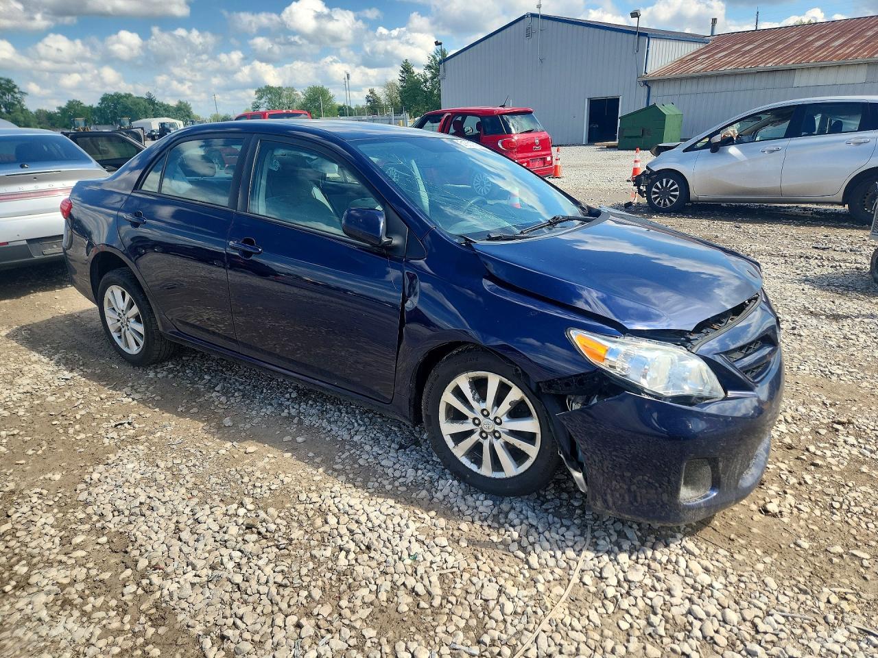 2012 Toyota Corolla Le Blue vin: 2T1BU4EE4CC881496