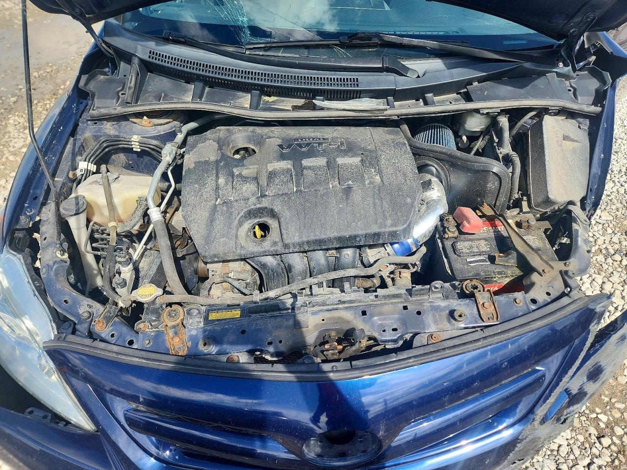 2012 Toyota Corolla Le Blue vin: 2T1BU4EE4CC881496