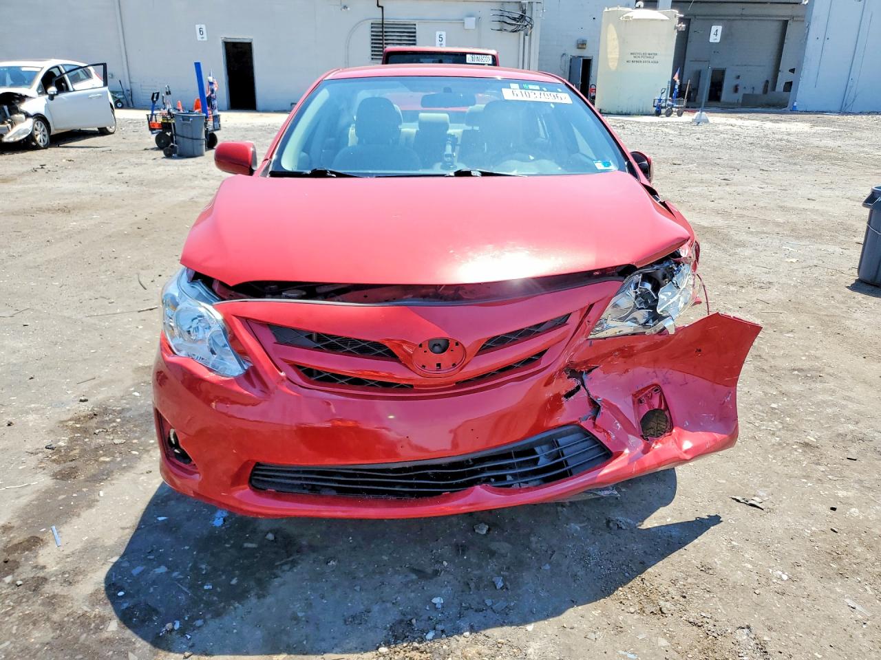 2012 Toyota Corolla Le Red vin: 2T1BU4EE4CC890389