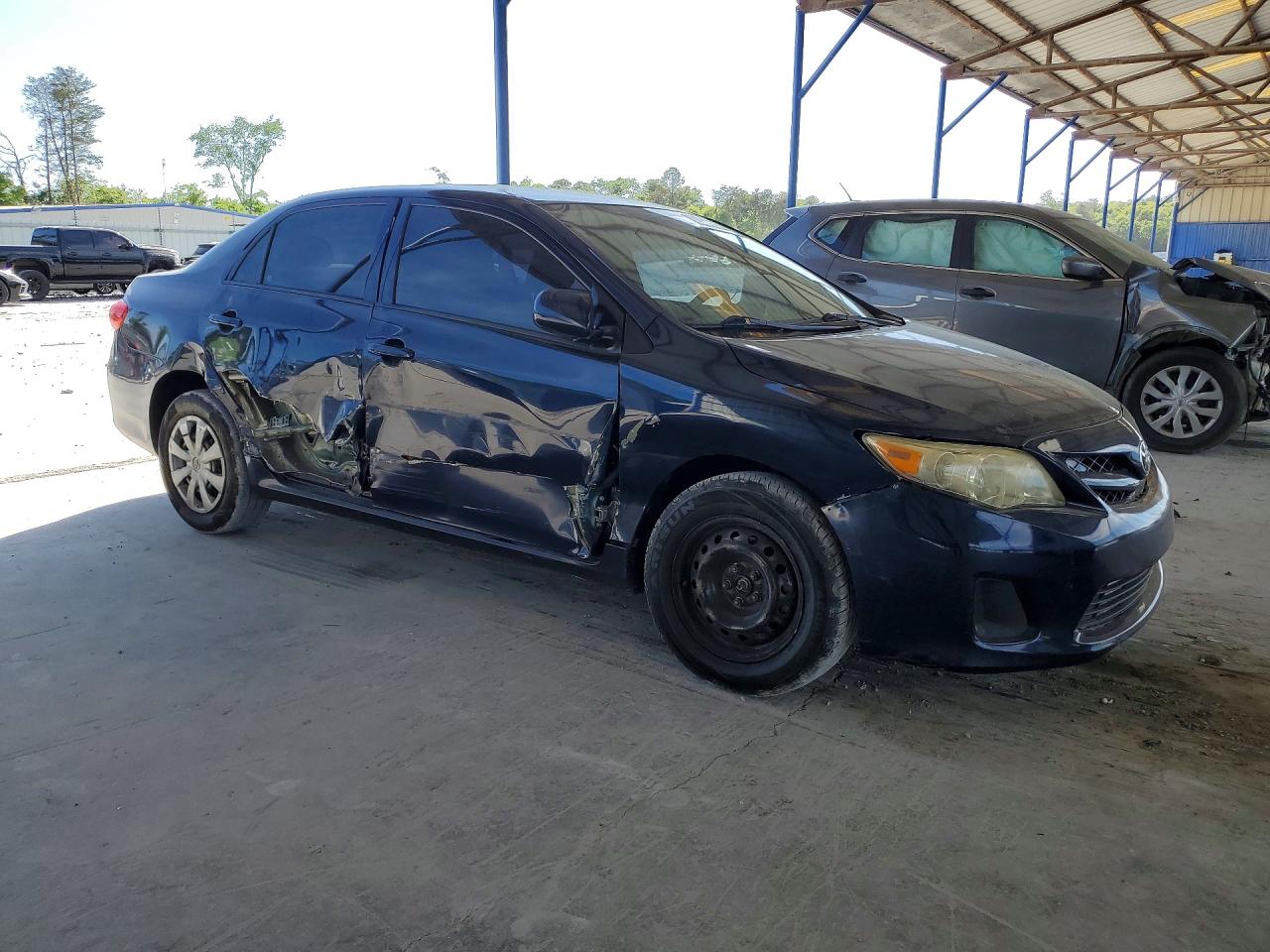 2012 Toyota Corolla L Blue vin: 2T1BU4EE4CC892370