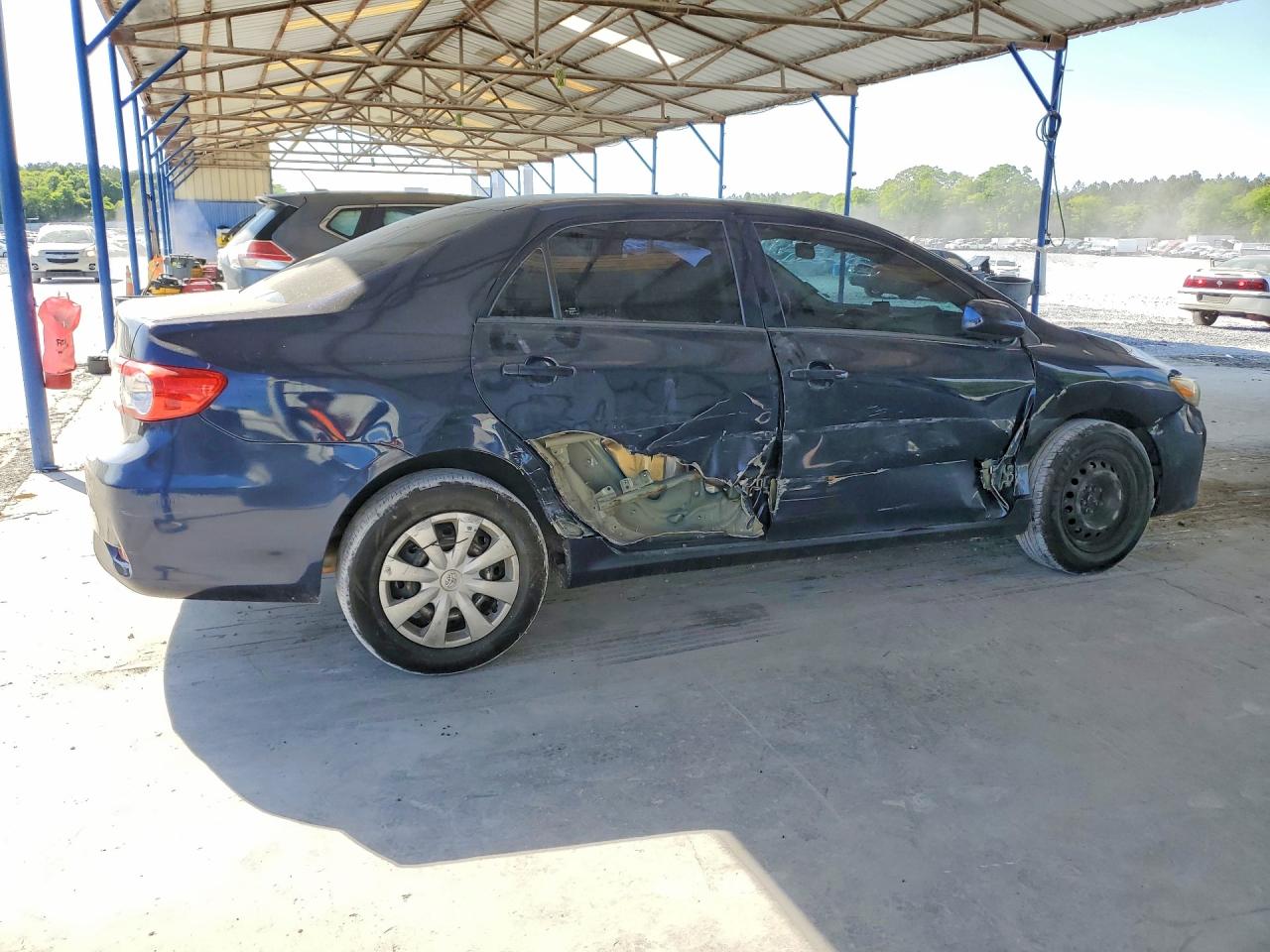 2012 Toyota Corolla L Blue vin: 2T1BU4EE4CC892370