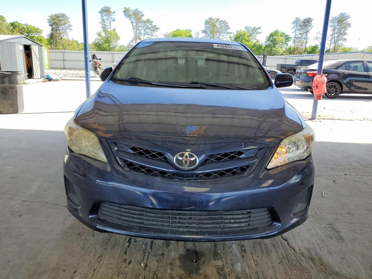 2012 Toyota Corolla L Blue vin: 2T1BU4EE4CC892370