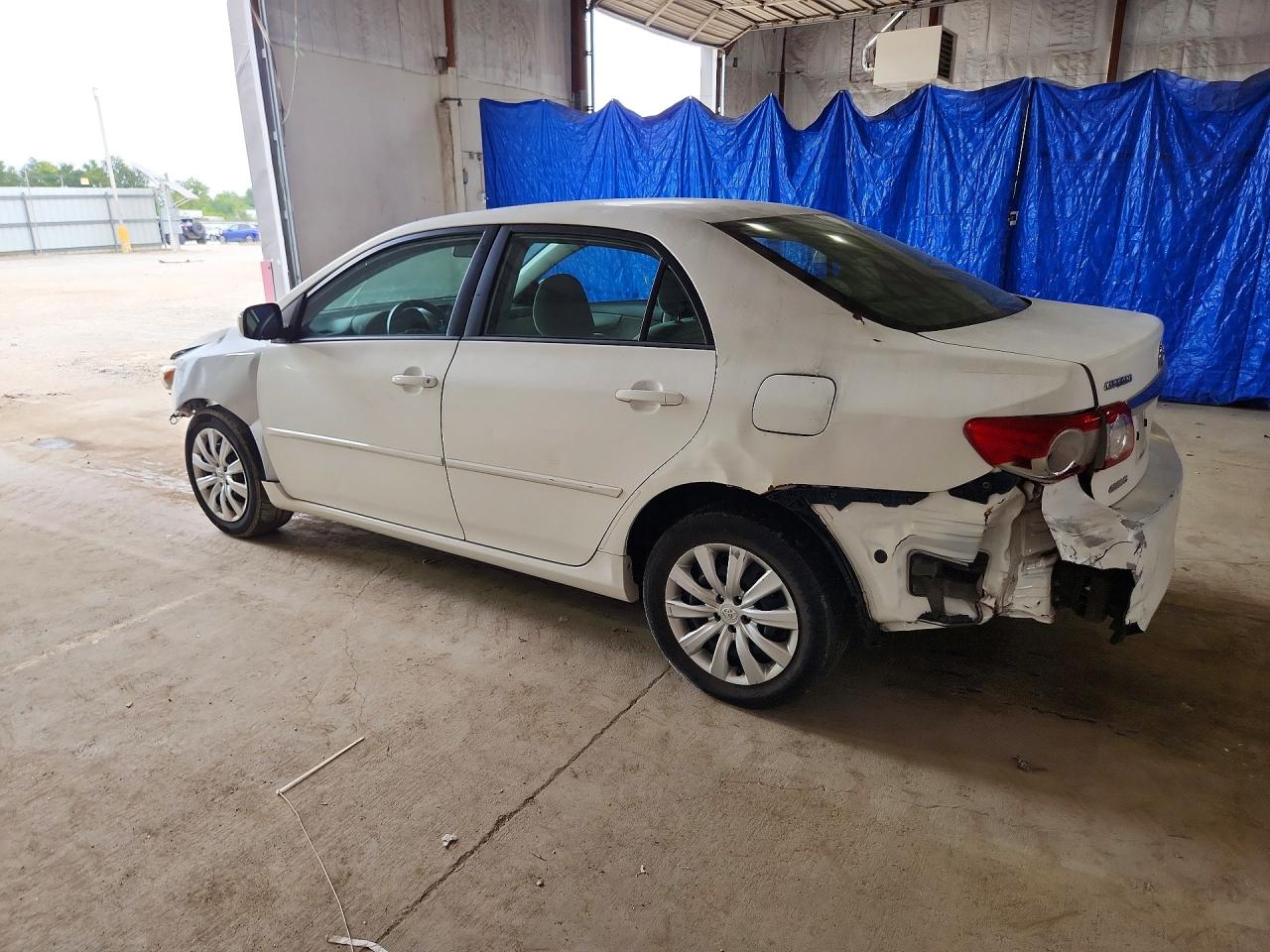 2012 Toyota Corolla Le White vin: 2T1BU4EE4CC893356