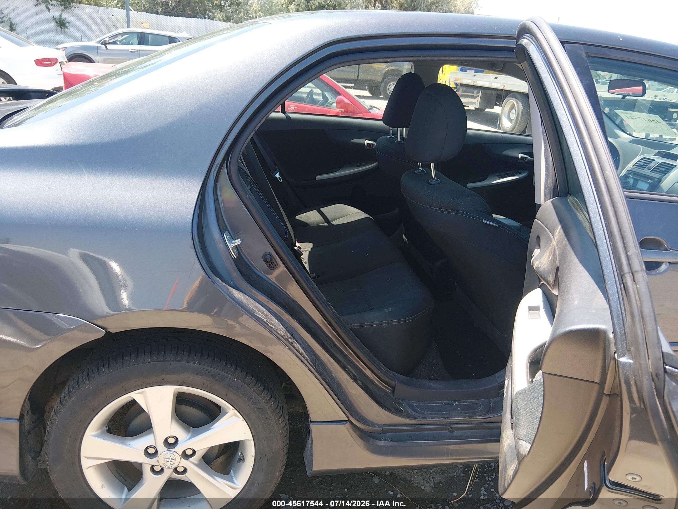 2012 Toyota Corolla S Gray vin: 2T1BU4EE4CC896936