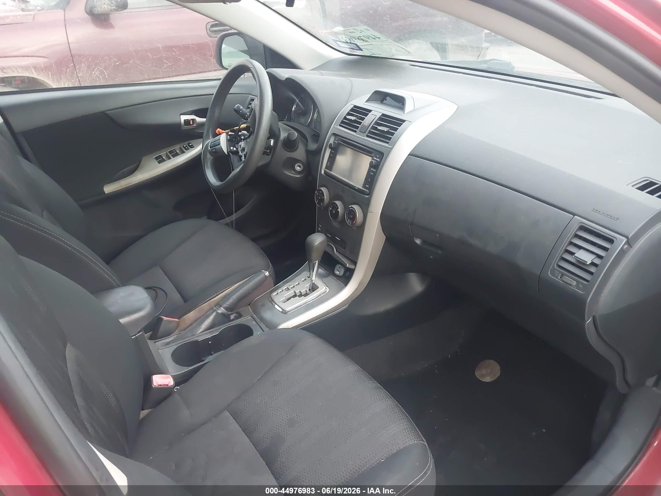 2012 Toyota Corolla S Red vin: 2T1BU4EE4CC901200