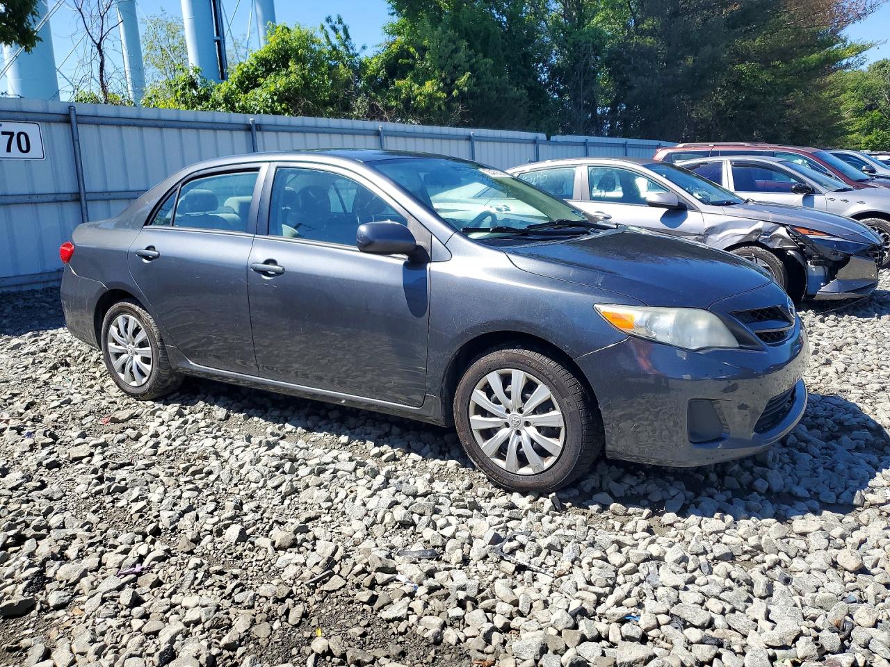 2012 Toyota Corolla Le Gray vin: 2T1BU4EE4CC906266