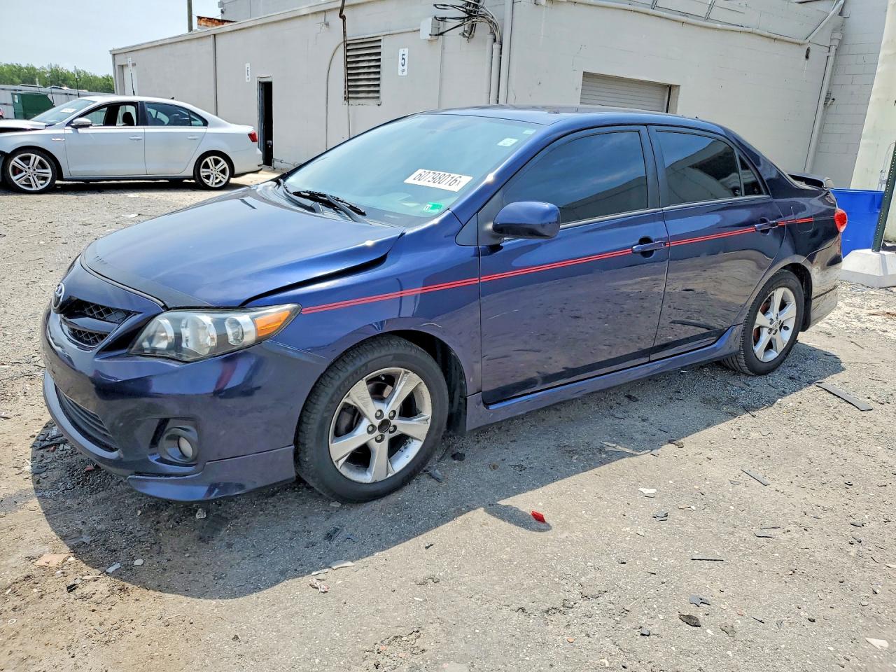 2012 Toyota Corolla S Blue vin: 2T1BU4EE4CC913766