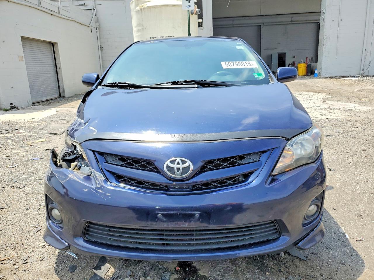 2012 Toyota Corolla S Blue vin: 2T1BU4EE4CC913766