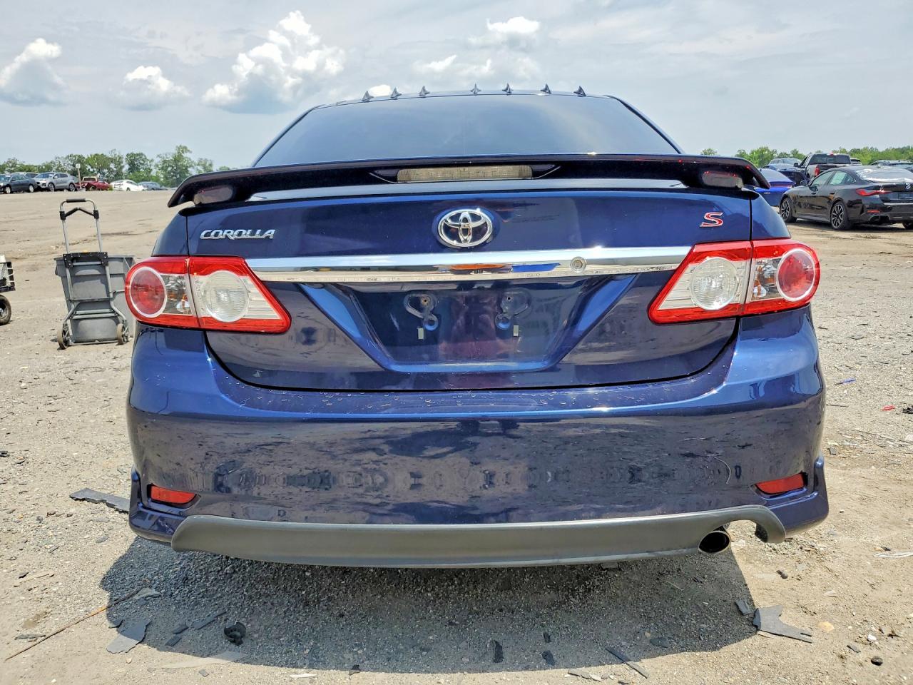 2012 Toyota Corolla S Blue vin: 2T1BU4EE4CC913766