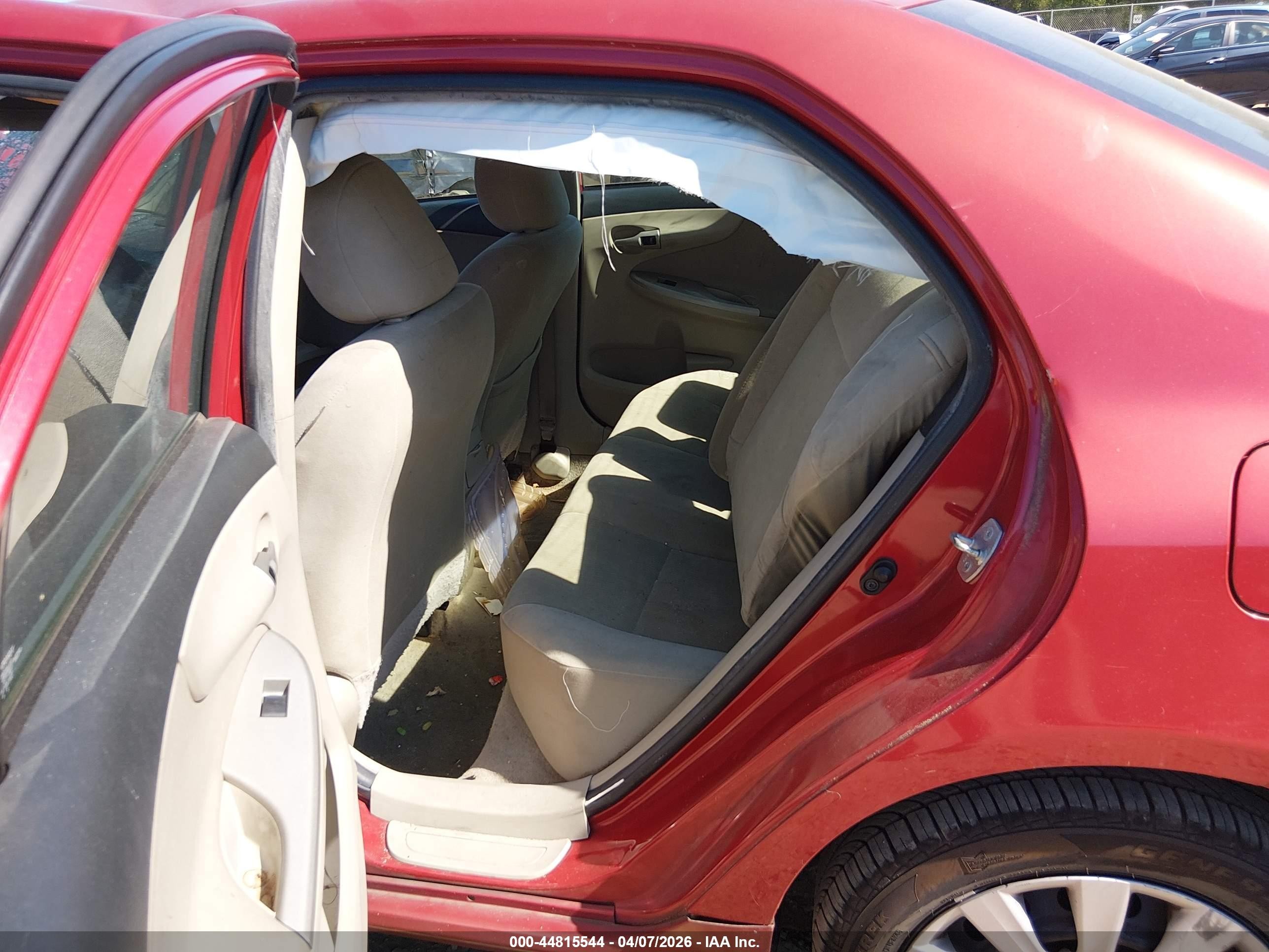 2012 Toyota Corolla Le Бордовый vin: 2T1BU4EE4CC913928