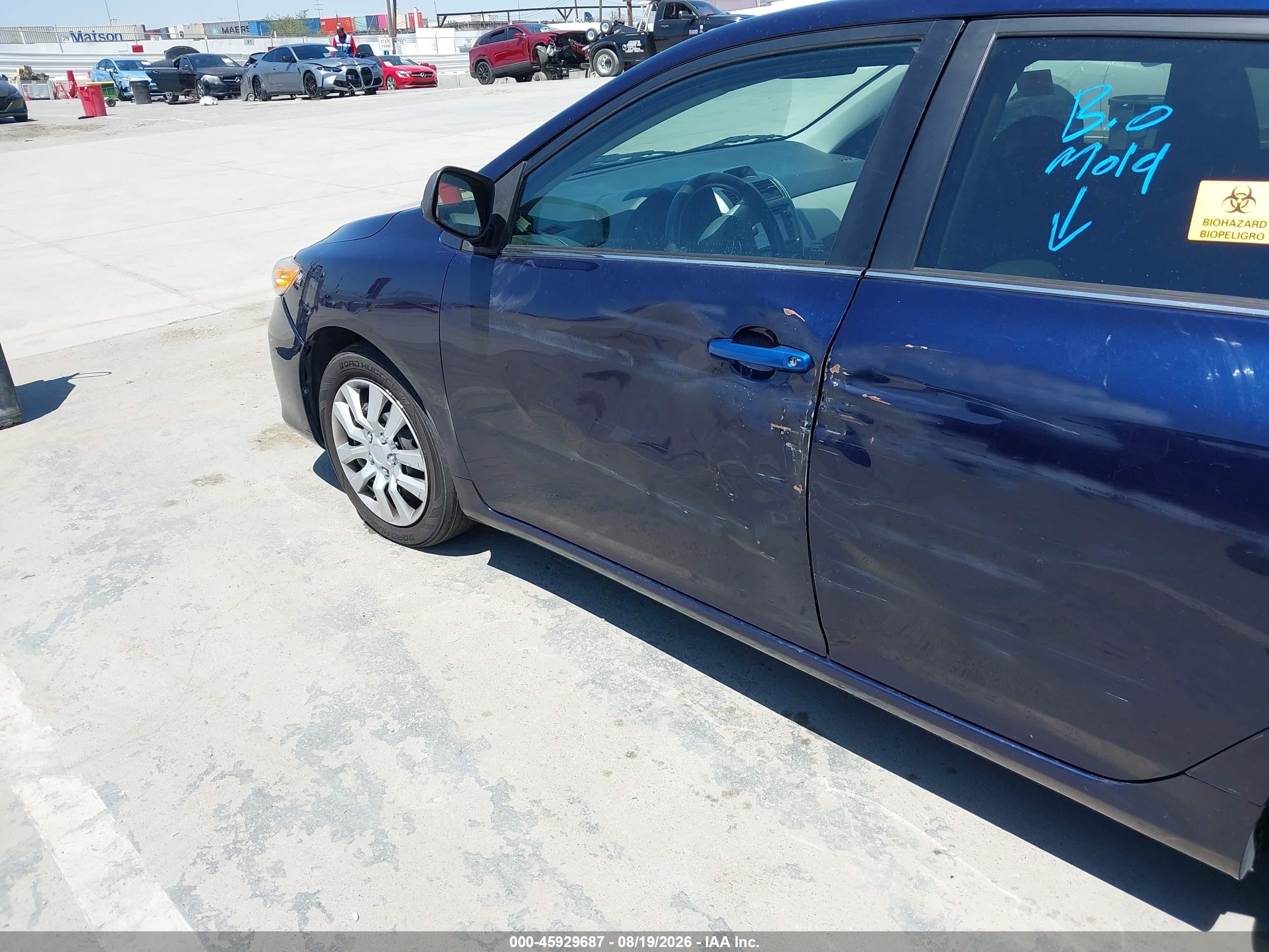 2013 Toyota Corolla Le Dark Blue vin: 2T1BU4EE4DC005996