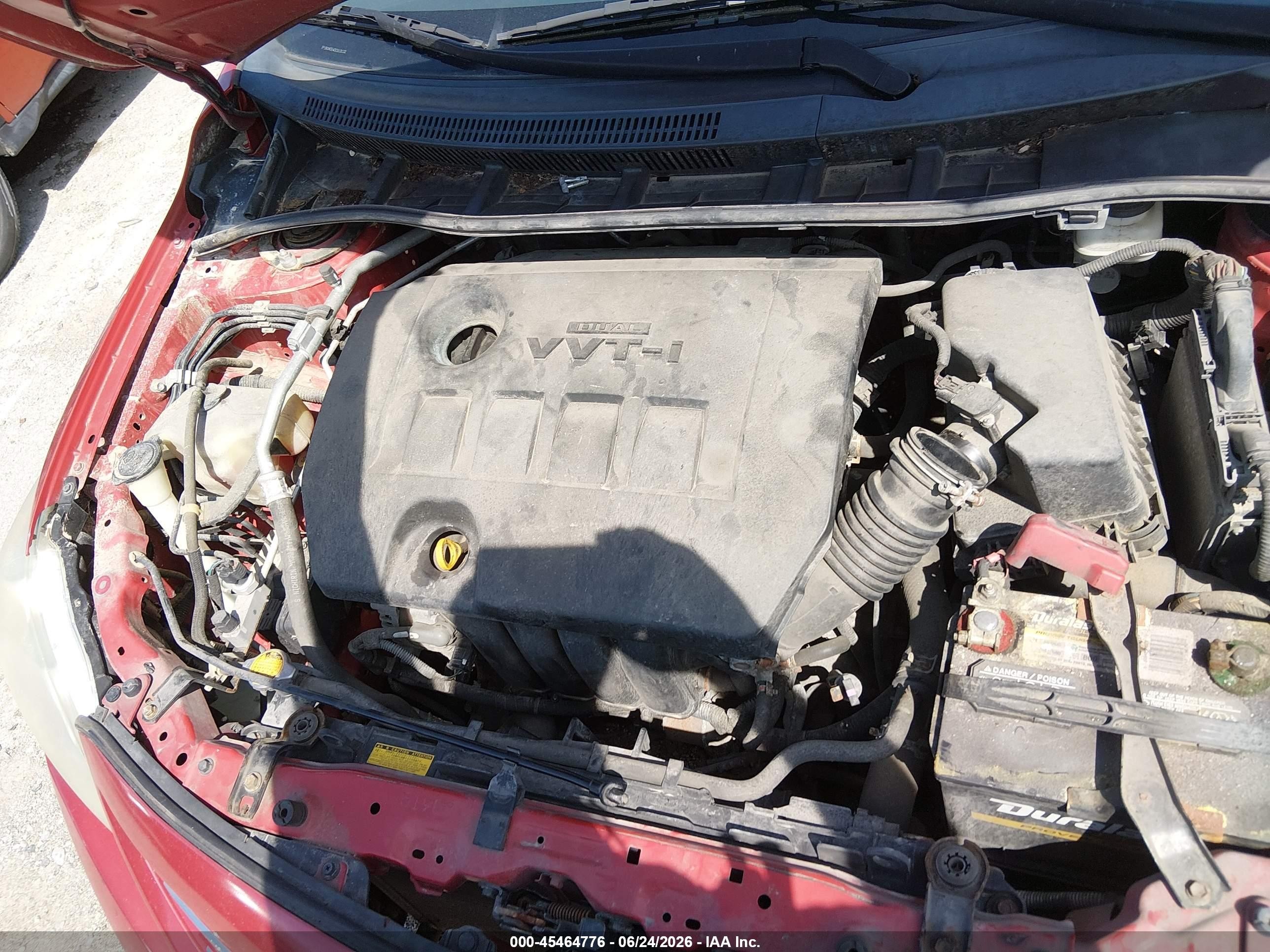 2013 Toyota Corolla Le Red vin: 2T1BU4EE4DC010132