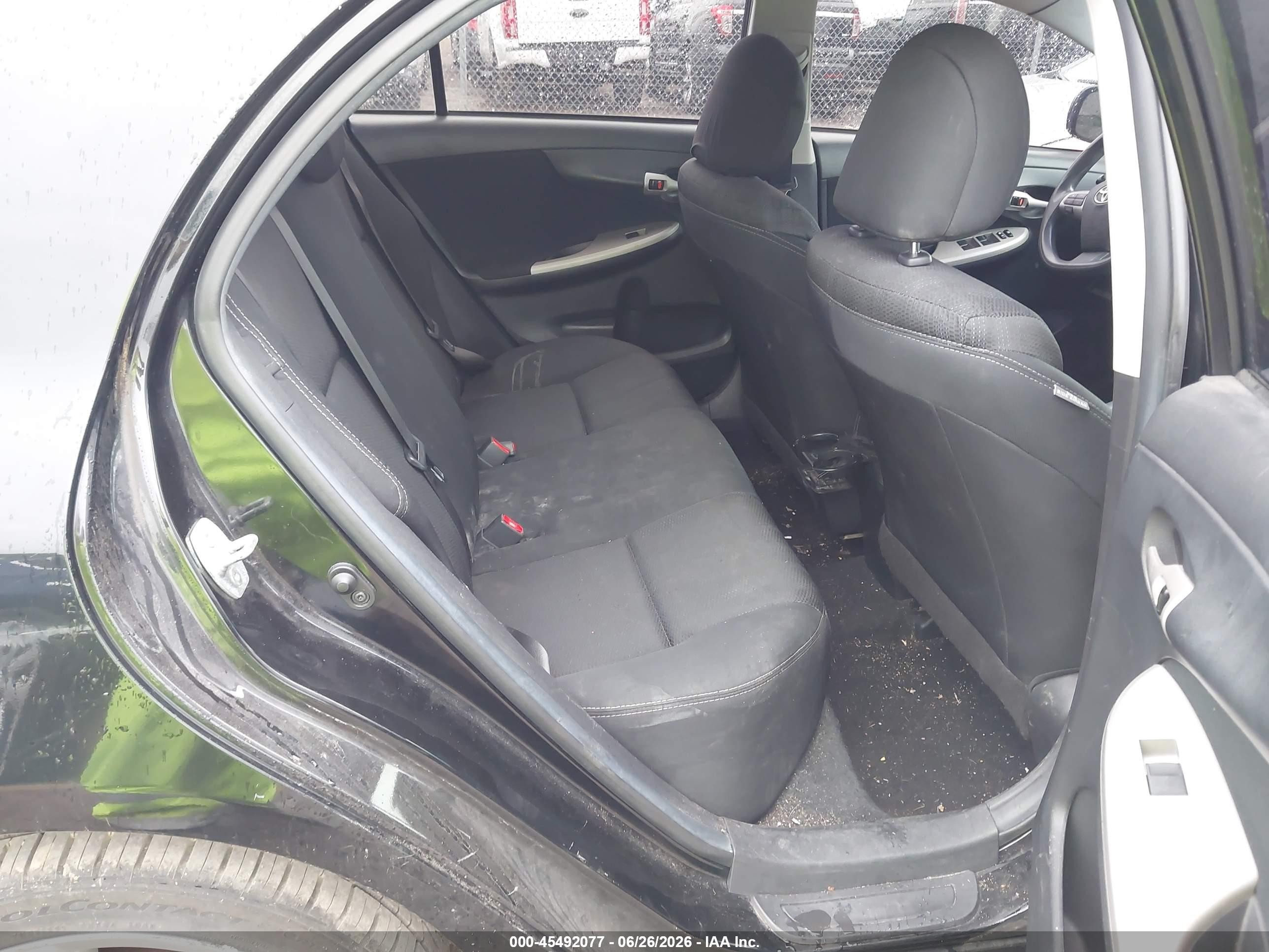 2013 Toyota Corolla S Black vin: 2T1BU4EE4DC015766