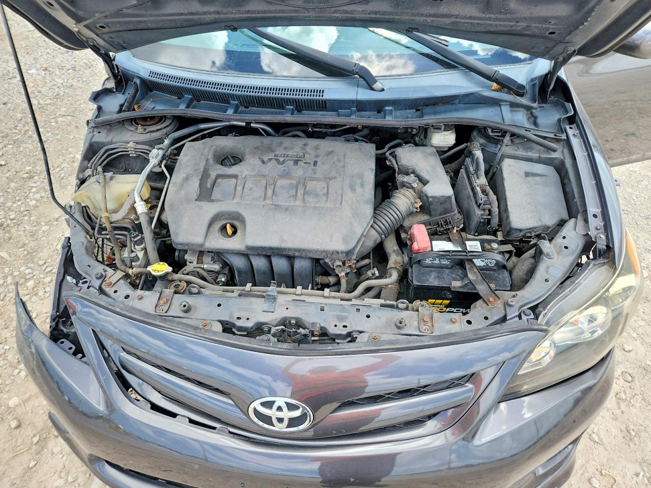2013 Toyota Corolla S Серый vin: 2T1BU4EE4DC027447