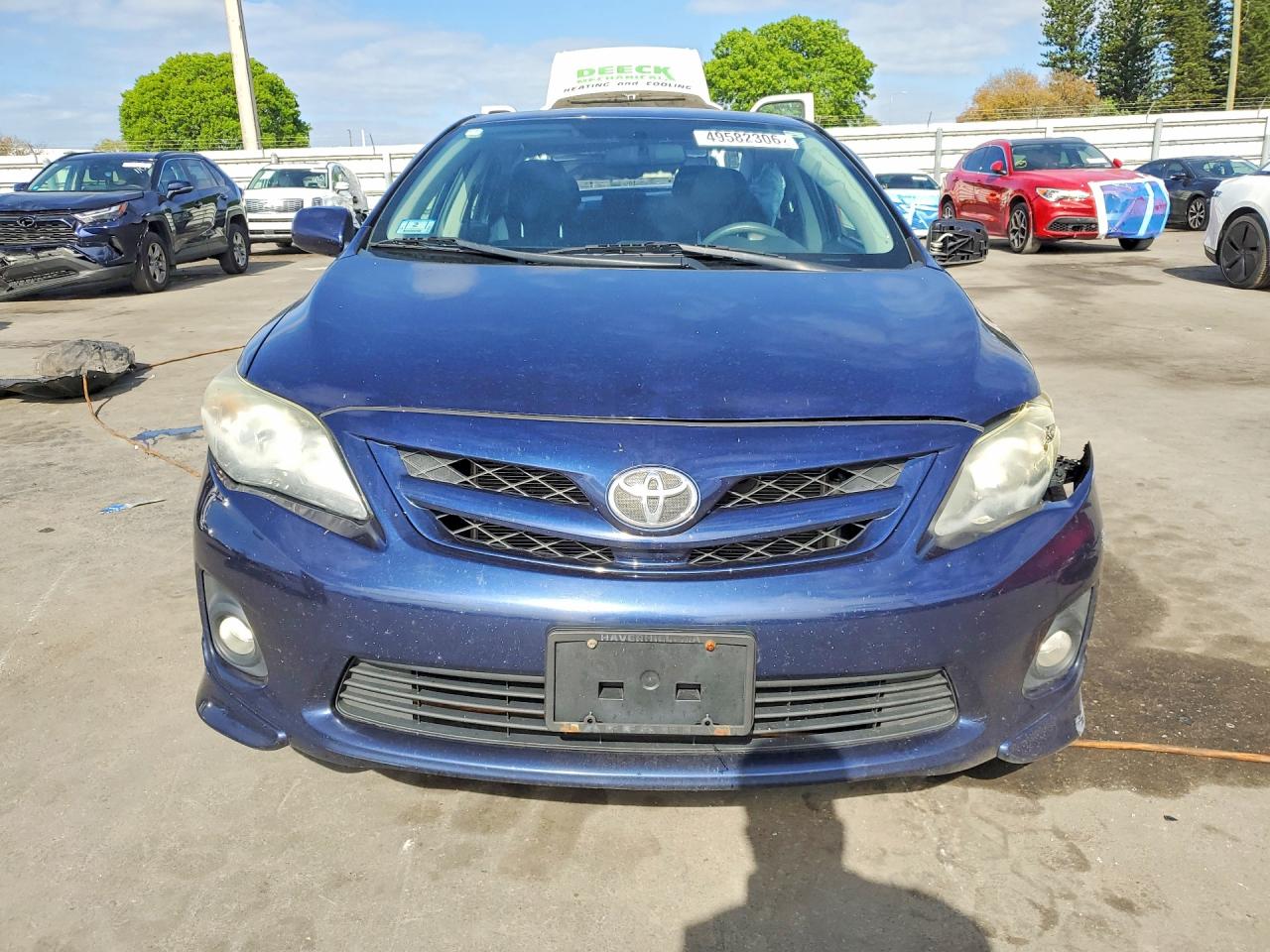 2013 Toyota Corolla S Blue vin: 2T1BU4EE4DC030168