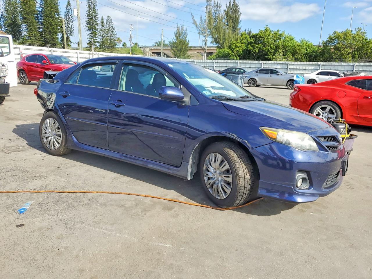 2013 Toyota Corolla S Blue vin: 2T1BU4EE4DC030168