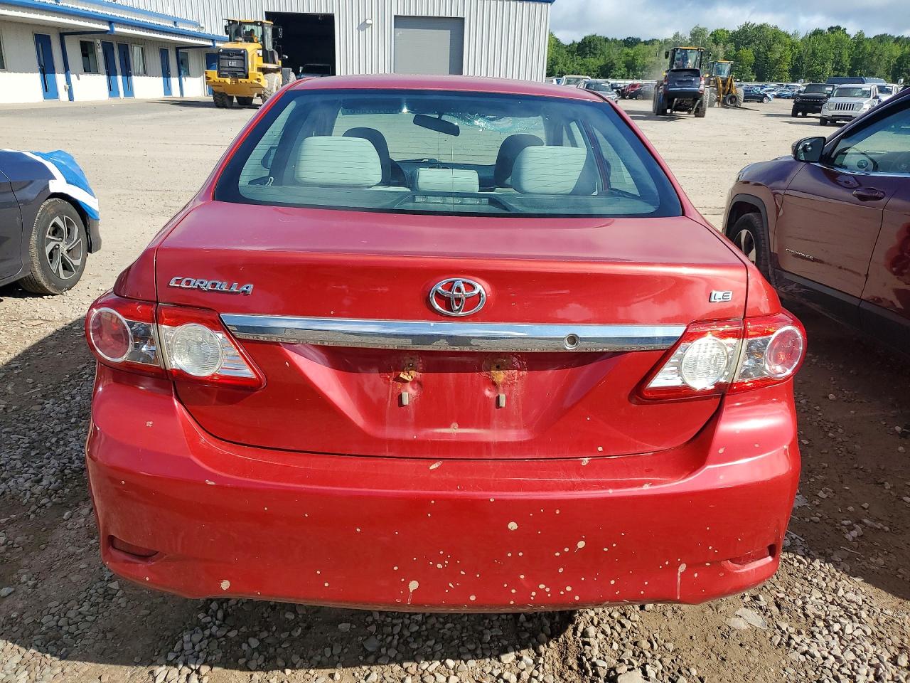 2013 Toyota Corolla Le Красный vin: 2T1BU4EE4DC045012