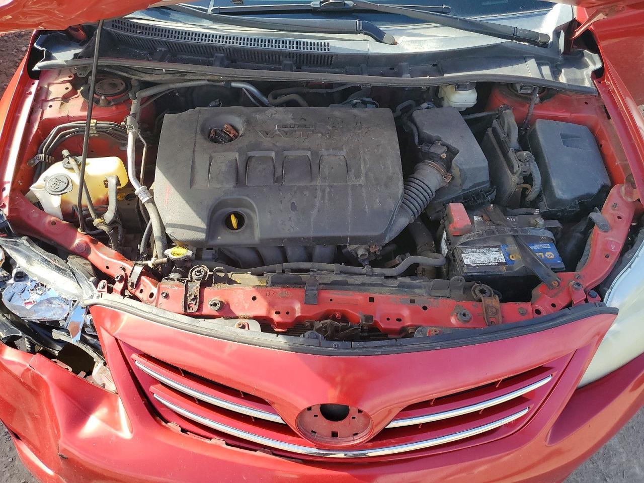 2013 Toyota Corolla Le Красный vin: 2T1BU4EE4DC045012