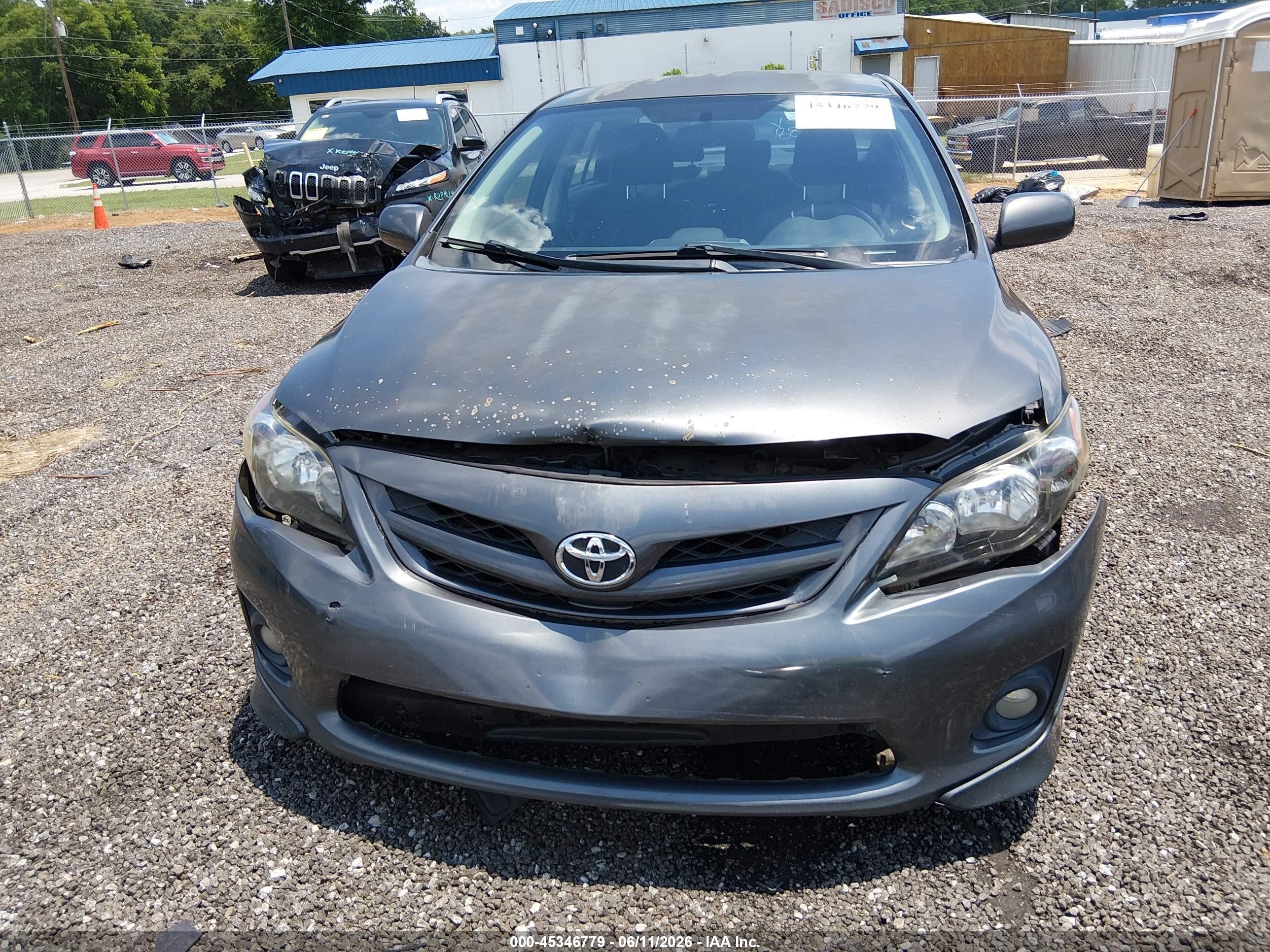 2013 Toyota Corolla S Gray vin: 2T1BU4EE4DC064725