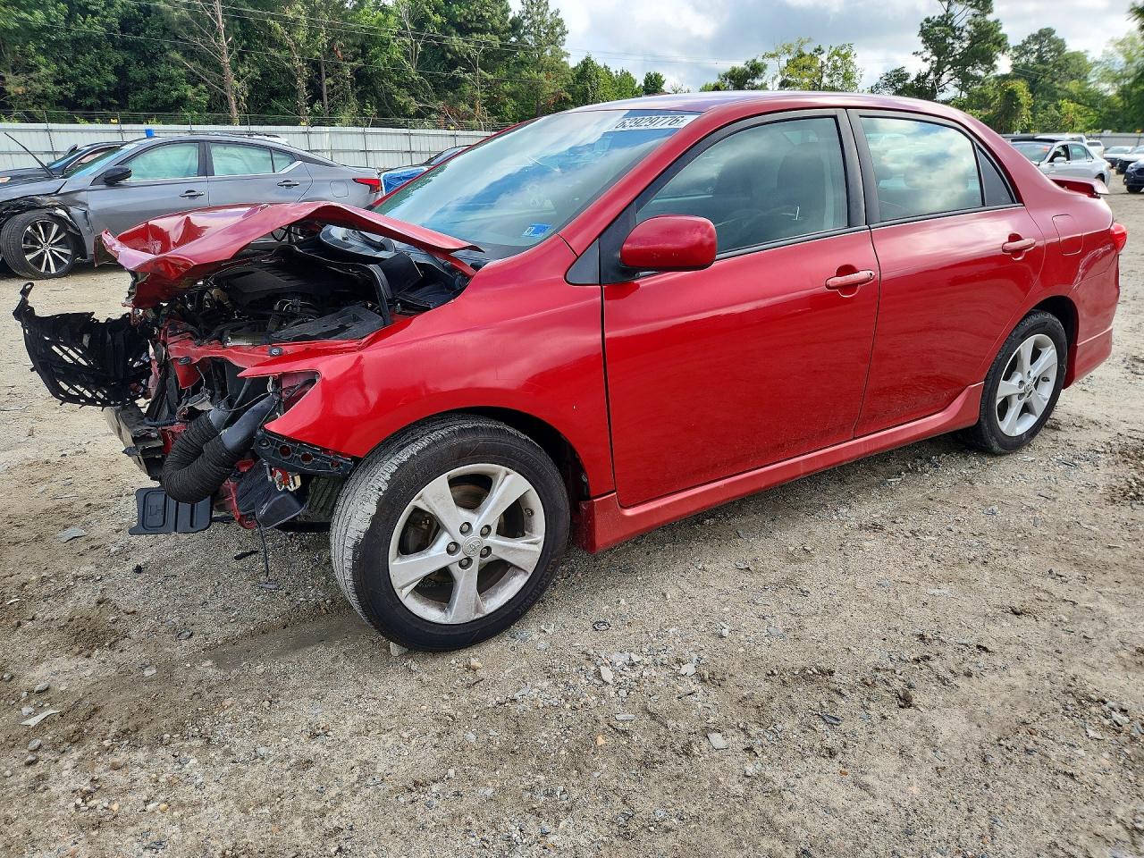 2013 Toyota Corolla S Red vin: 2T1BU4EE4DC070069