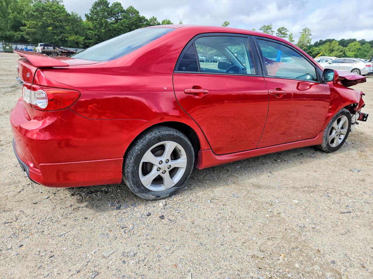 2013 Toyota Corolla S Red vin: 2T1BU4EE4DC070069