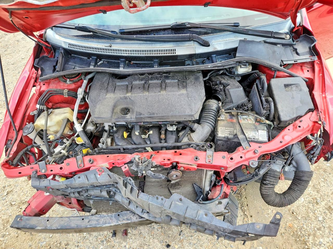 2013 Toyota Corolla S Red vin: 2T1BU4EE4DC070069